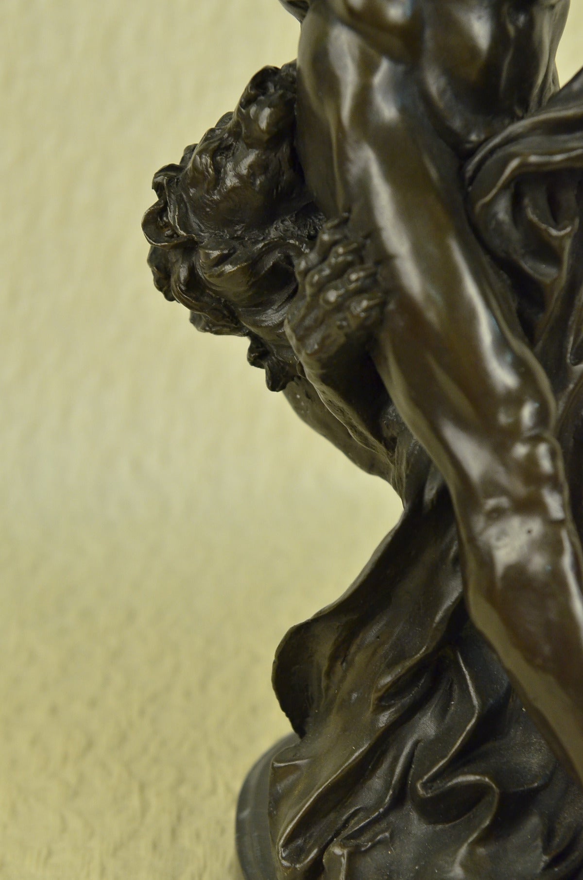 Handcrafted bronze sculpture SALE Wrestler Greek Puget Croton Of Milo