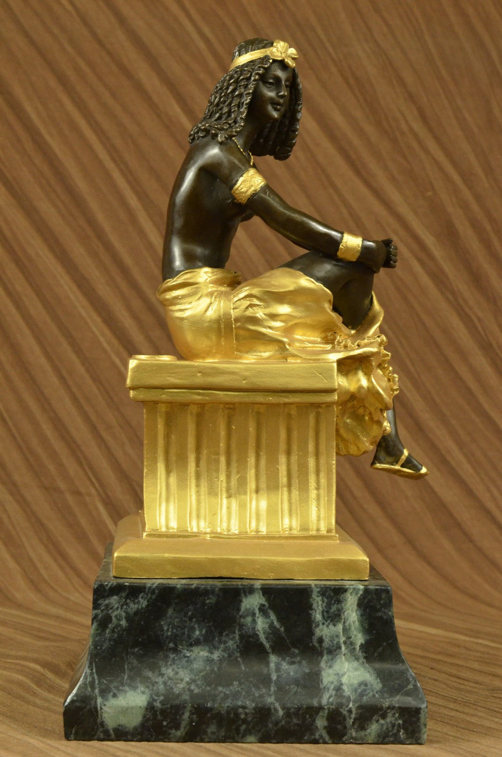 Handcrafted bronze sculpture SALE Lrg Art Chiparus Deco Nouveau Art Signed