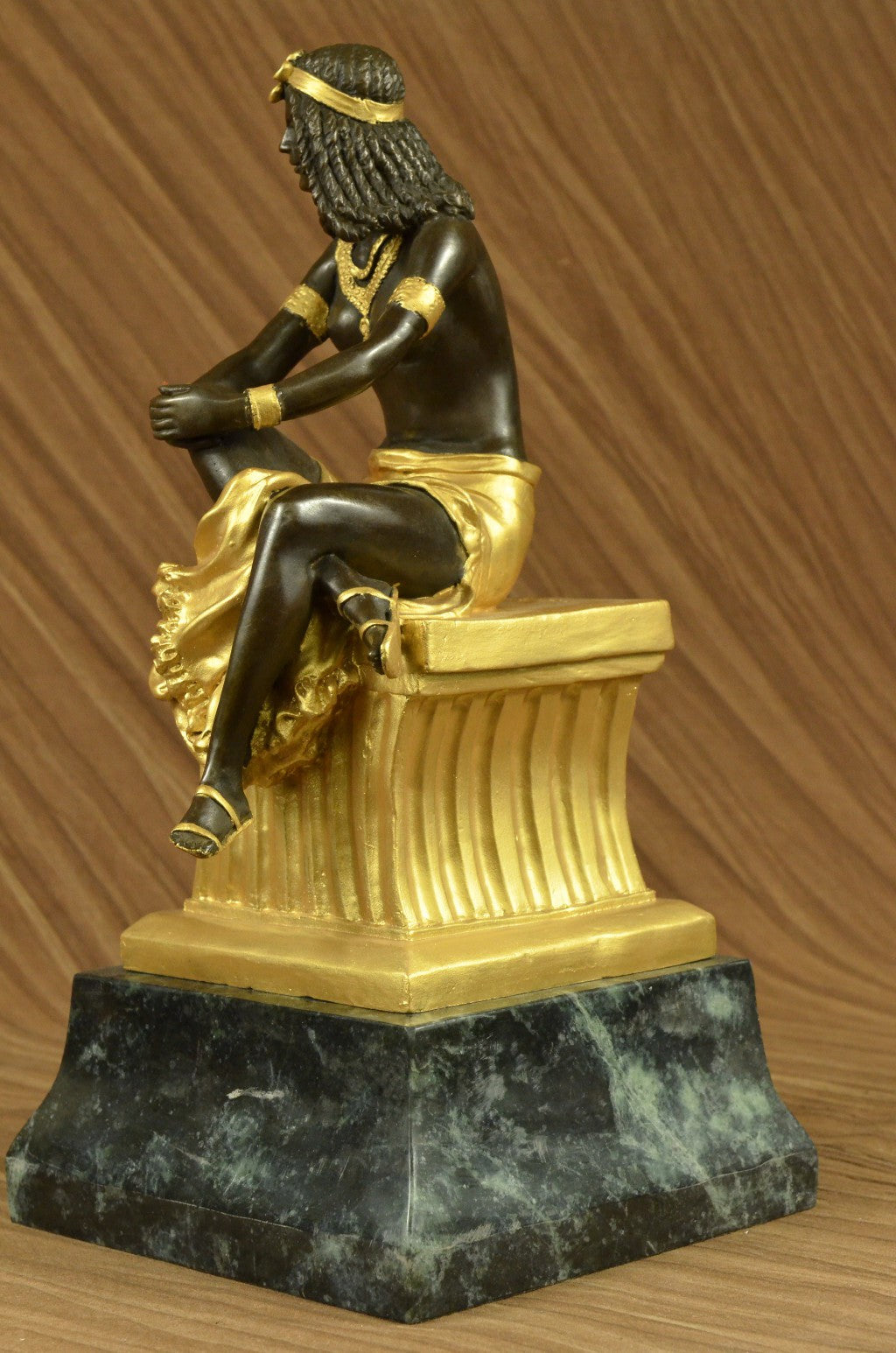 Handcrafted bronze sculpture SALE Lrg Art Chiparus Deco Nouveau Art Signed