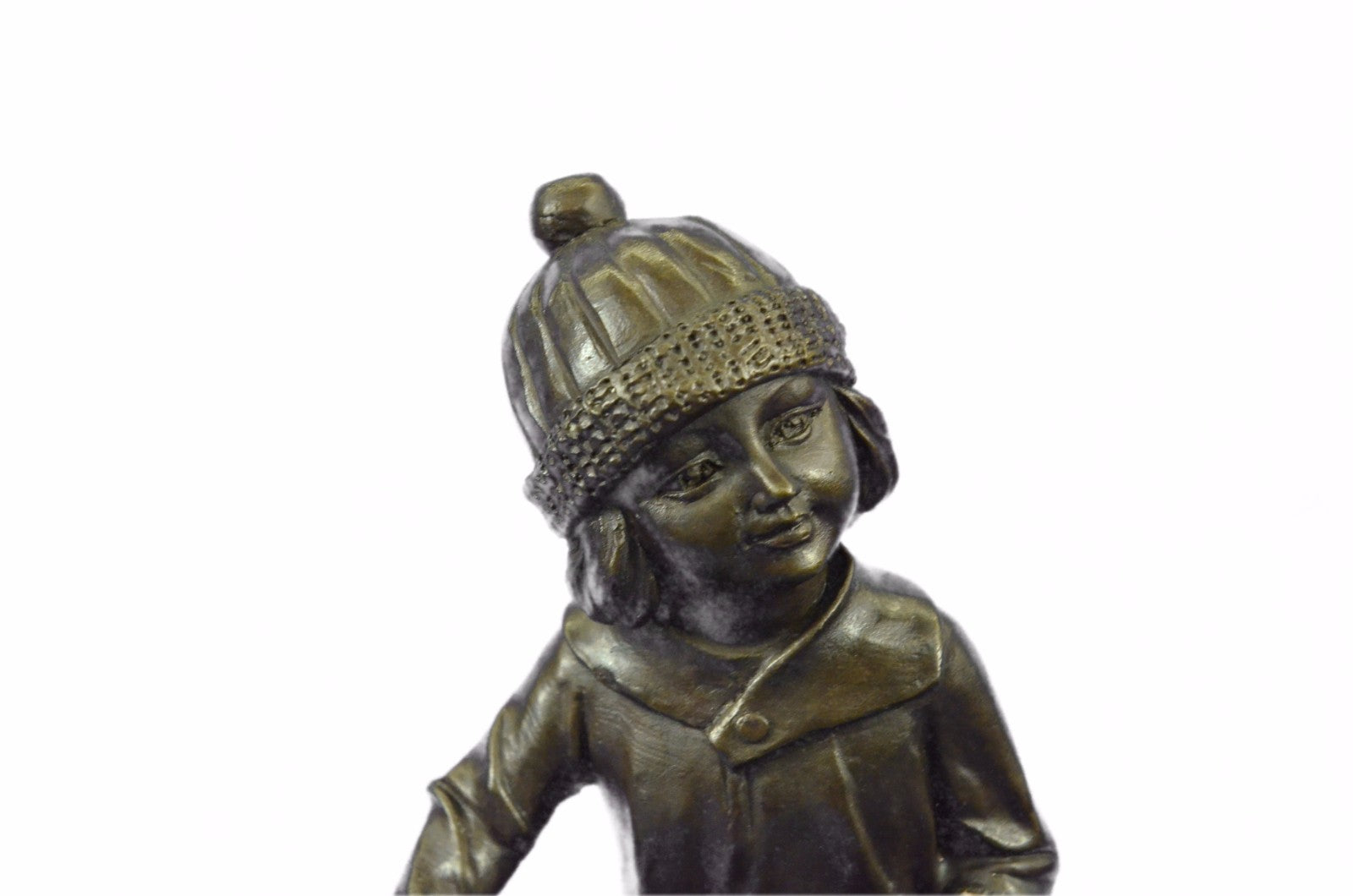 **CLEARANCE** Bronze Sculpture Statue Signed Children Child Play Game Art Deco
