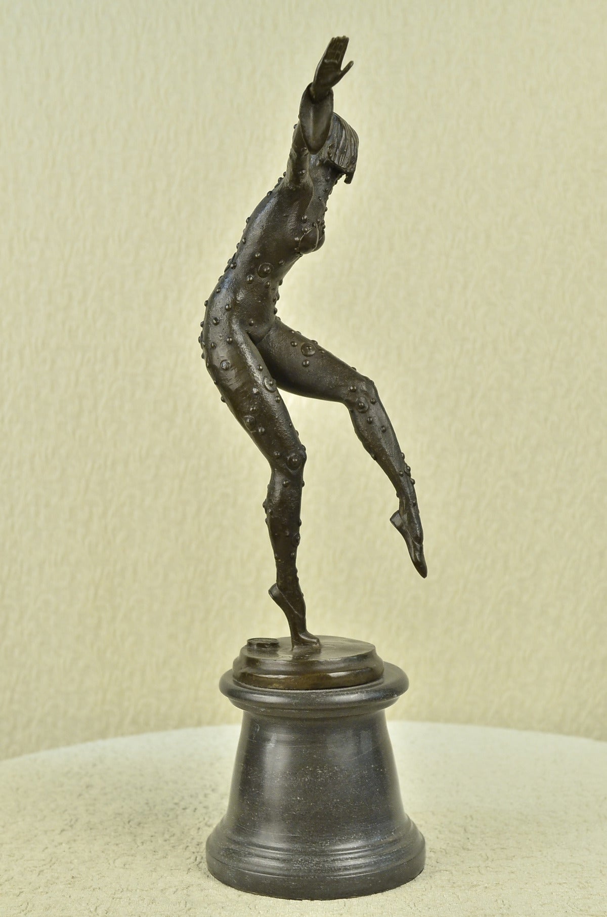 Handcrafted bronze sculpture SALE Chipa Artist Romanian By Dancer Balance Large