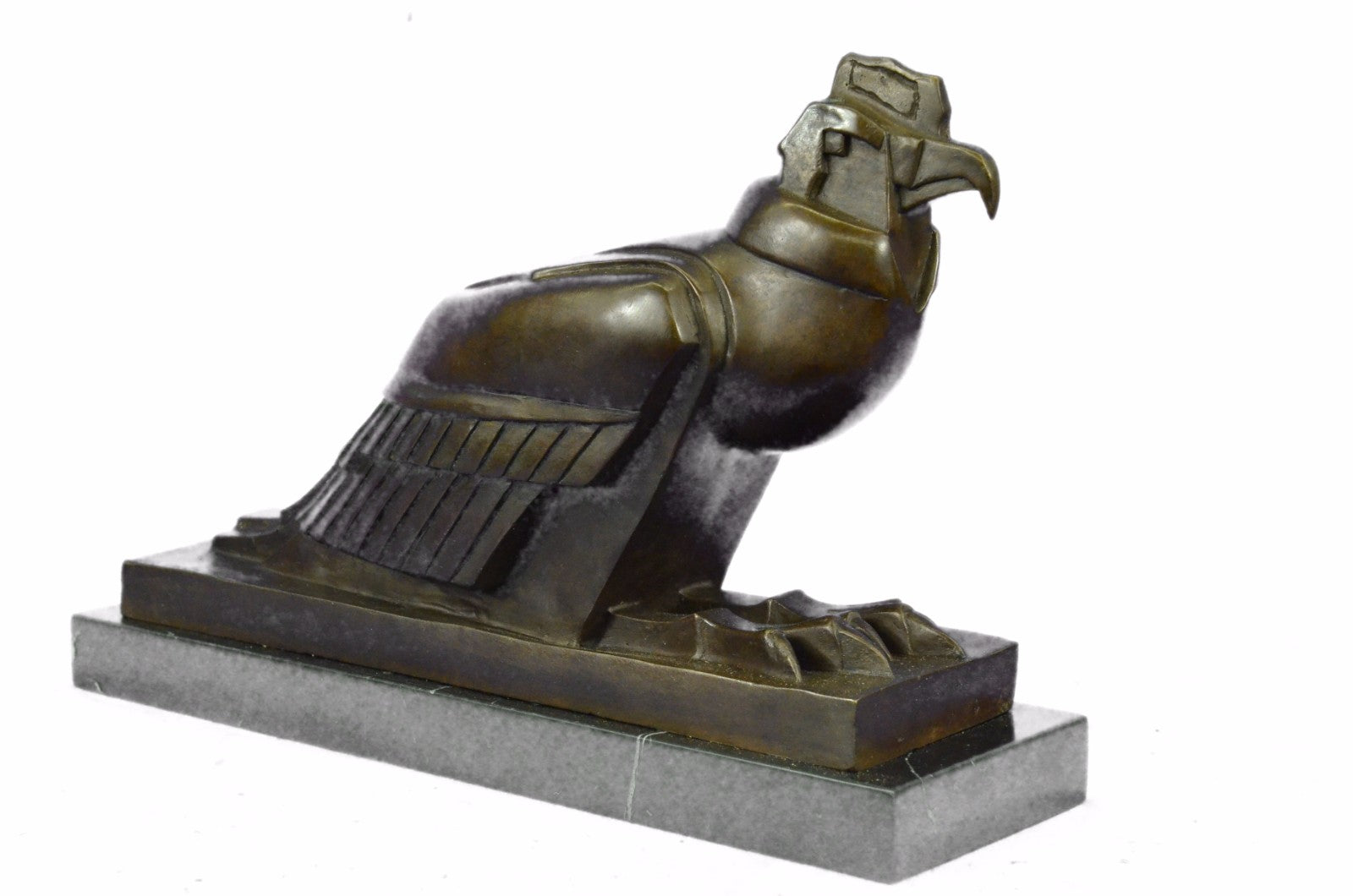 FALCON EAGLE BIRD Handcrafted Decor Original Bronze Sculpture Statue Figurine NR