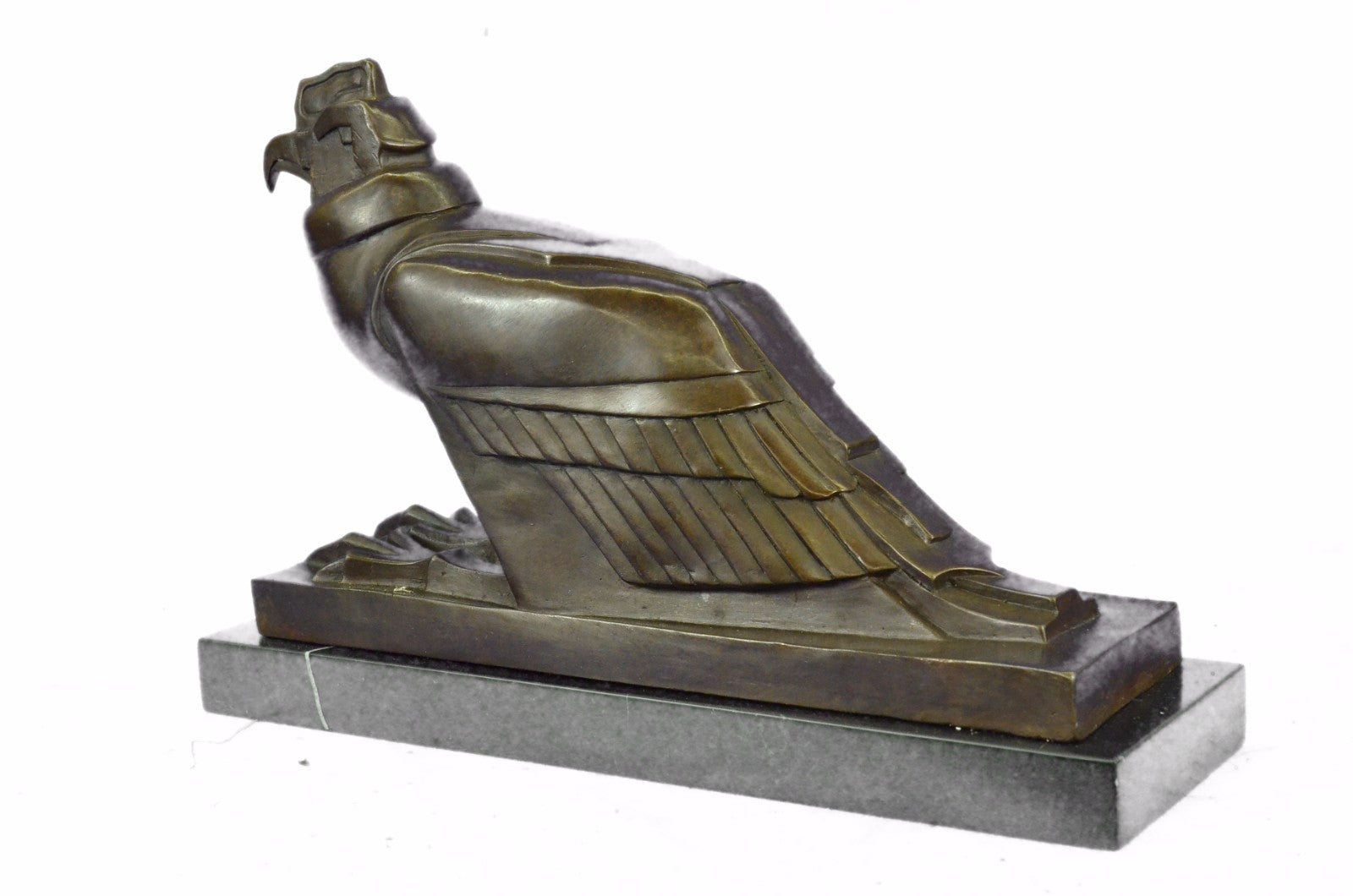 FALCON EAGLE BIRD Handcrafted Decor Original Bronze Sculpture Statue Figurine NR