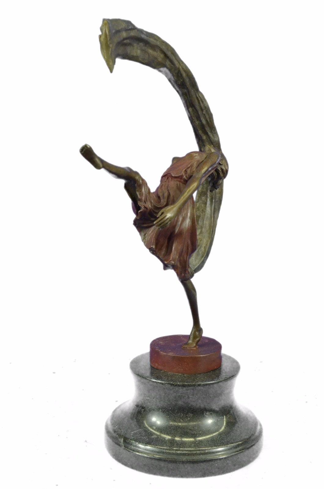 **DEAL*DEAL** Bronze Sculpture Statue Signed Aldo Vitaleh Beauty Ribbon Dancer