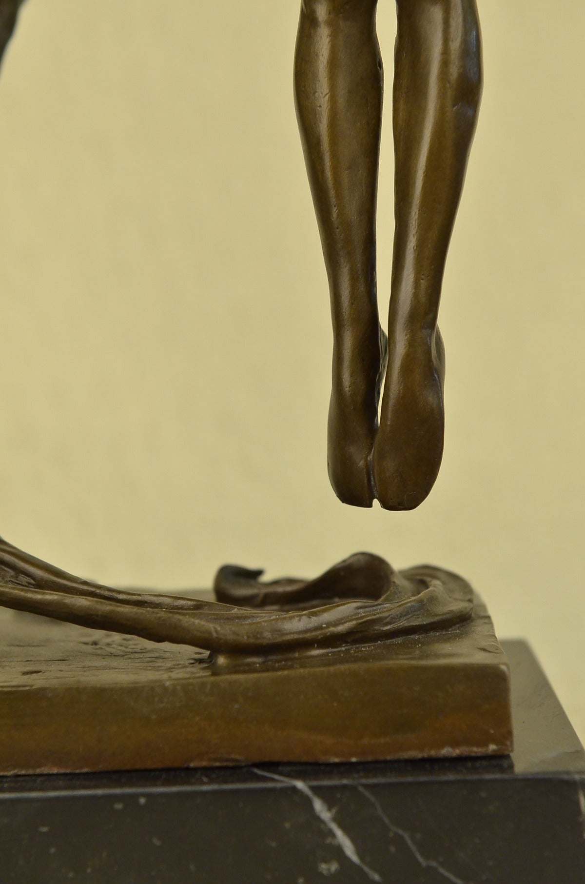 Original Art Deco Italian Artist Aldo Vitaleh Erotic Dancer Bronze Sculpture