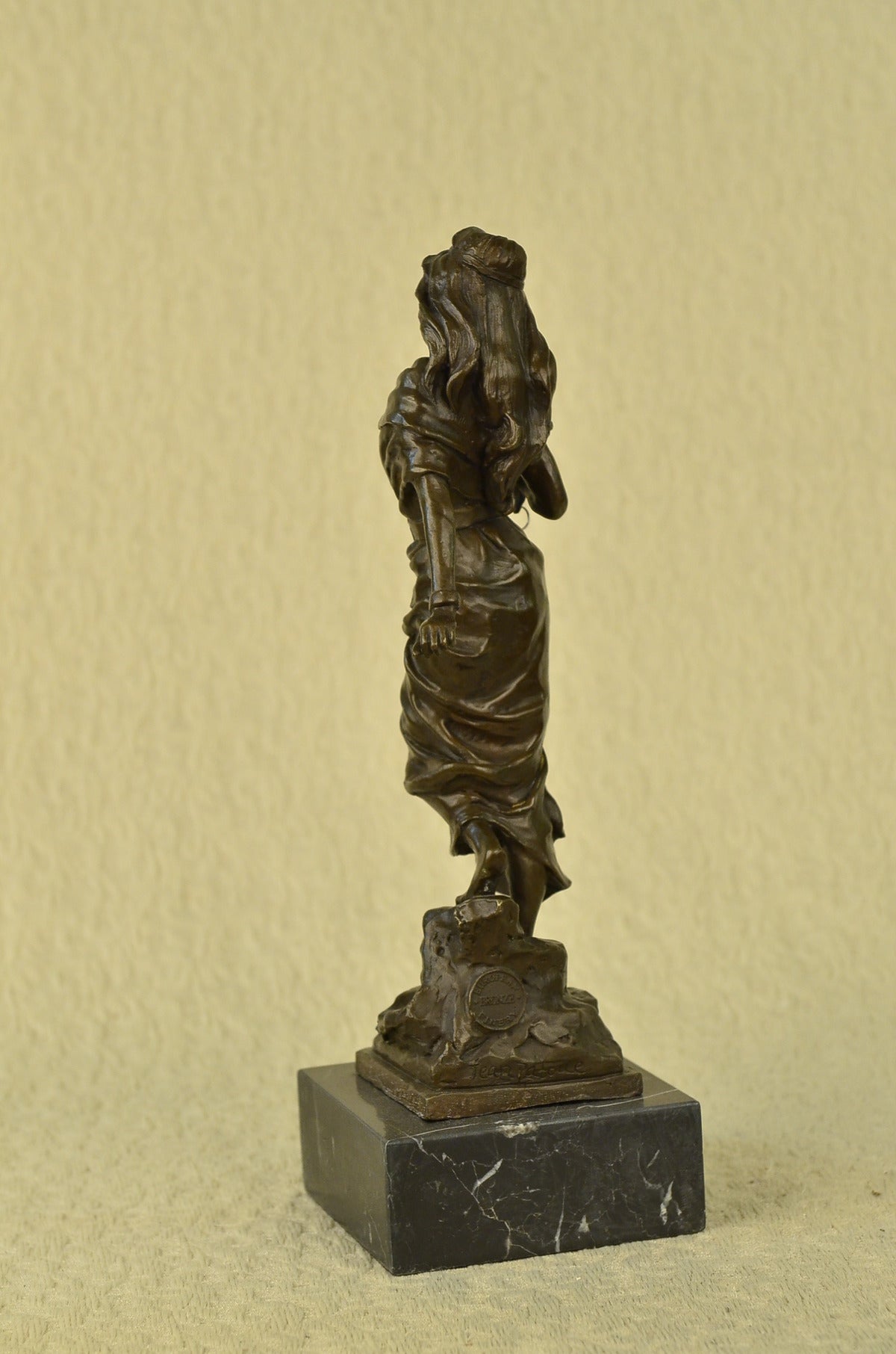 Handcrafted bronze sculpture SALE Sexy Captive Artist French Patoue Jean Signed