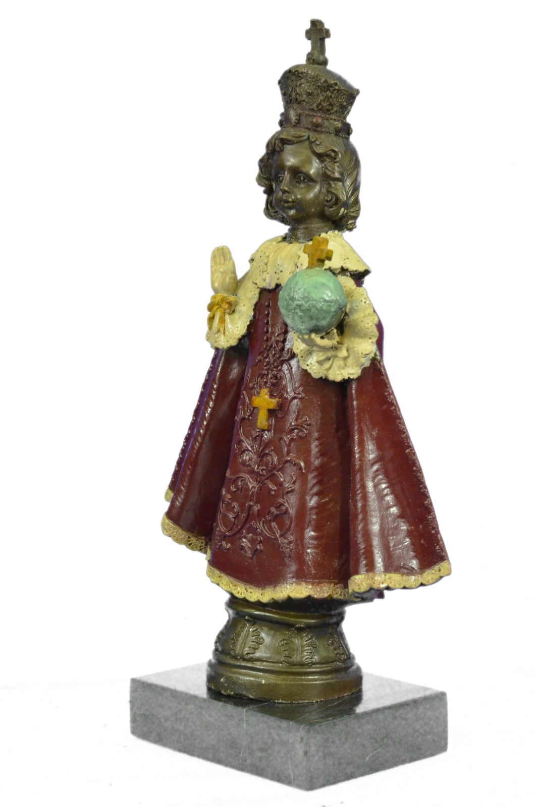 Signed Original Mid Century Miguel Lopez ( Milo) Religious Bronze Masterpirce