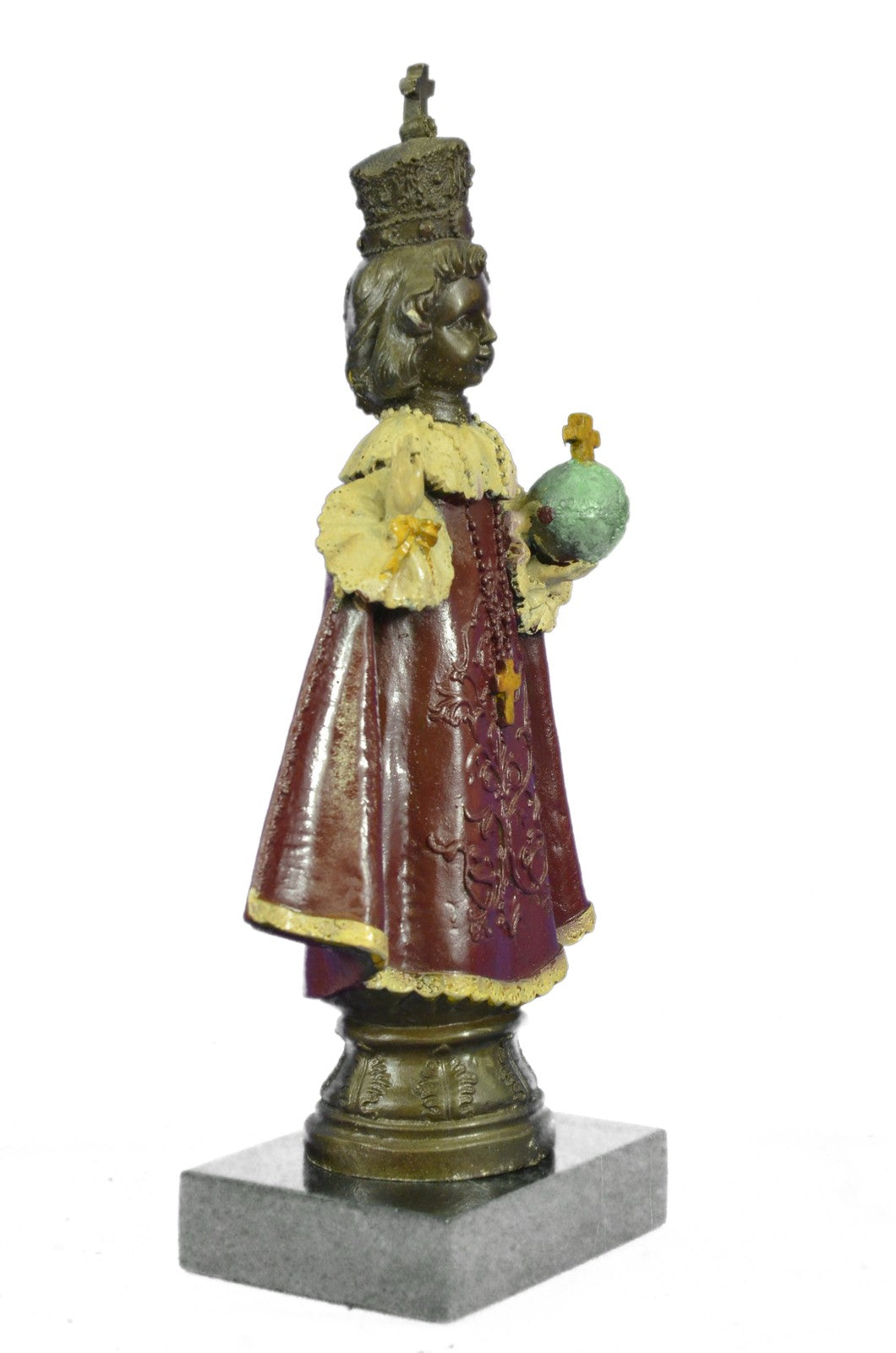 Signed Original Mid Century Miguel Lopez ( Milo) Religious Bronze Masterpirce