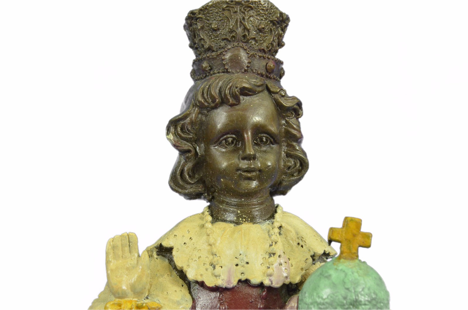 Signed Original Mid Century Miguel Lopez ( Milo) Religious Bronze Masterpirce