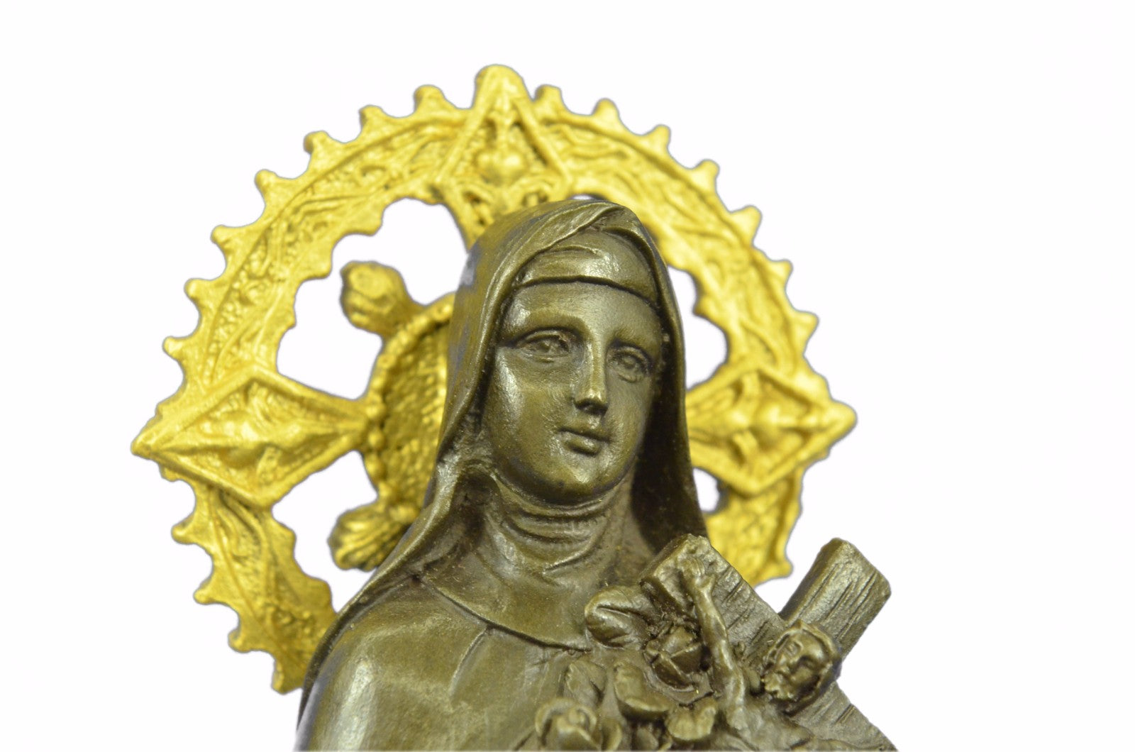 Saint Therese of Lisieux little French Carmelite nun Bronze Statue Sculpture Ar