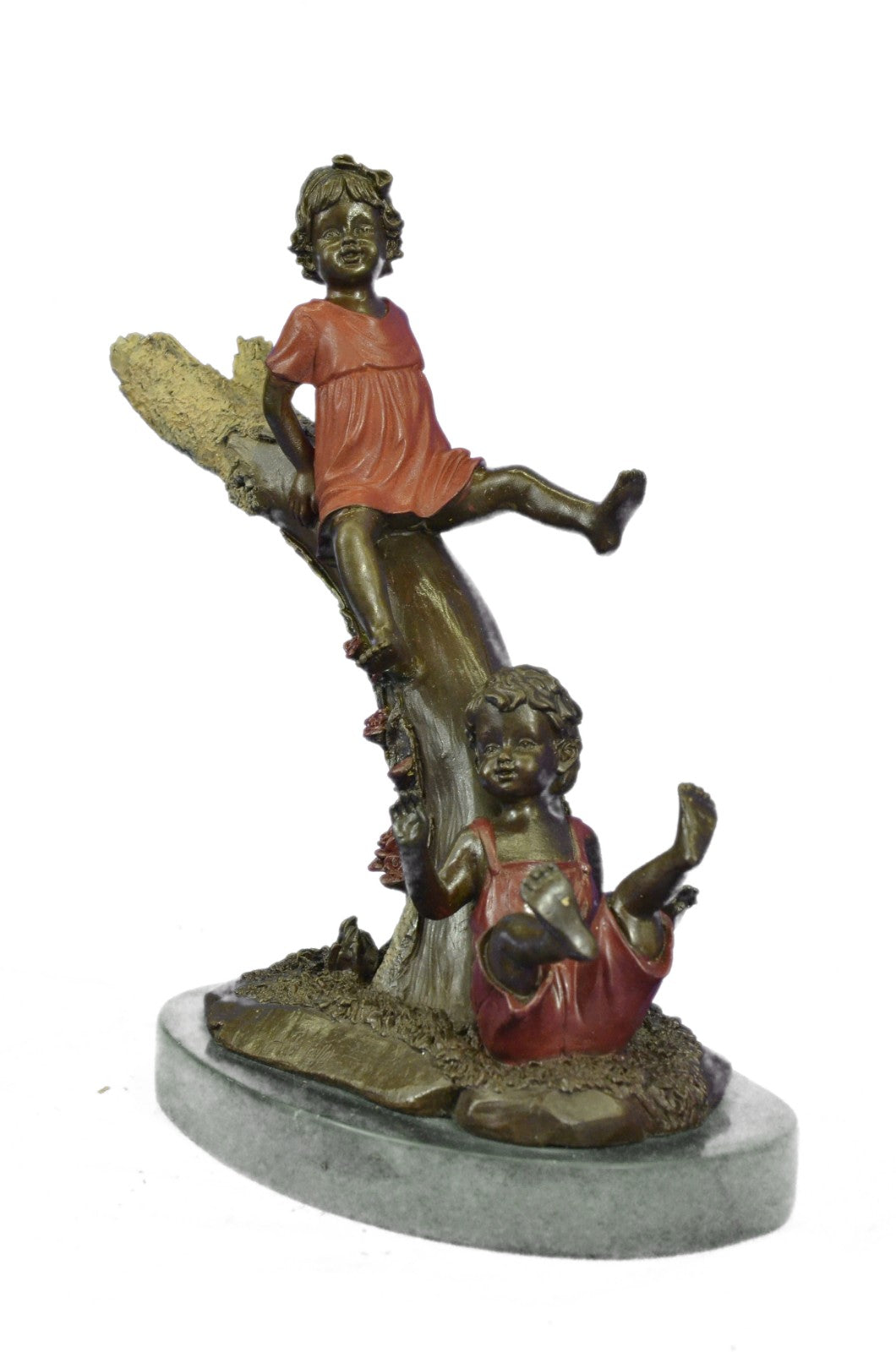 Bronze Sculpture Museum Quality Classic Children Statue Hand Made Figure Sale