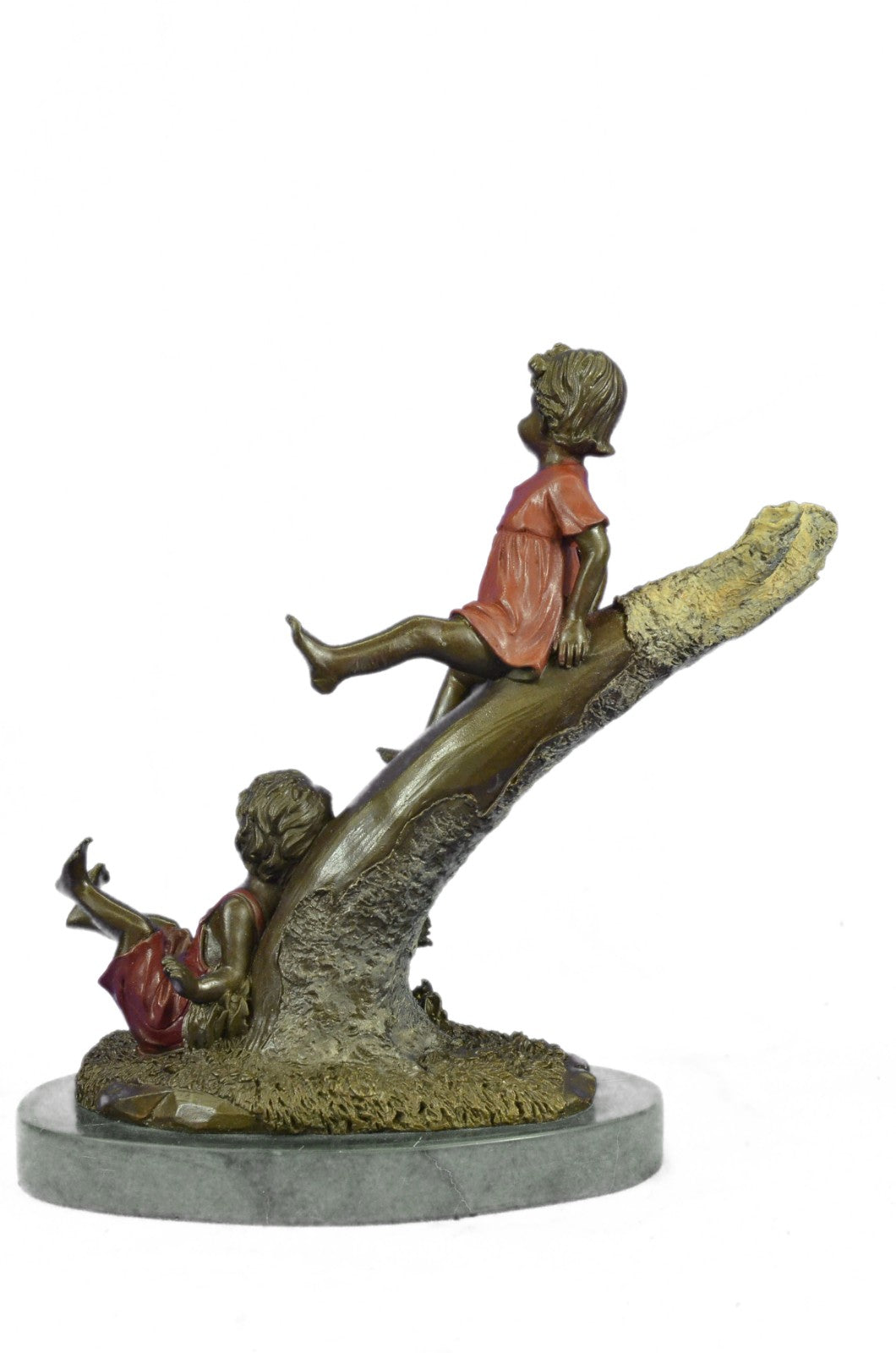 Bronze Sculpture Museum Quality Classic Children Statue Hand Made Figure Sale