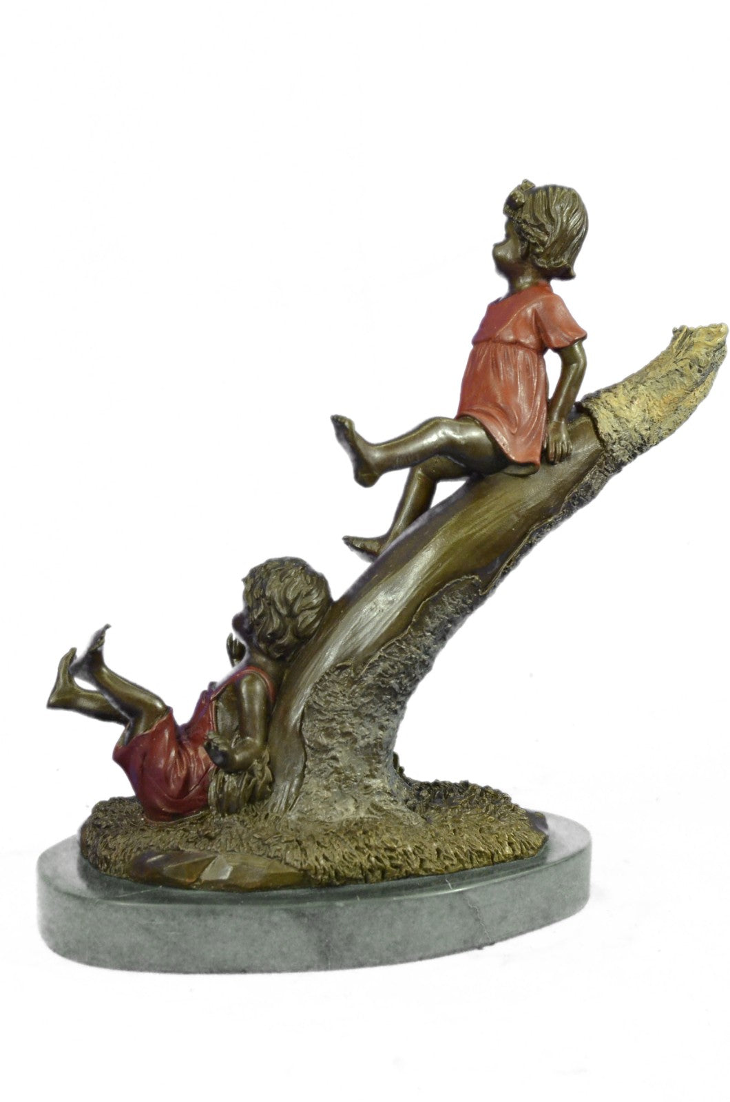 Bronze Sculpture Museum Quality Classic Children Statue Hand Made Figure Sale