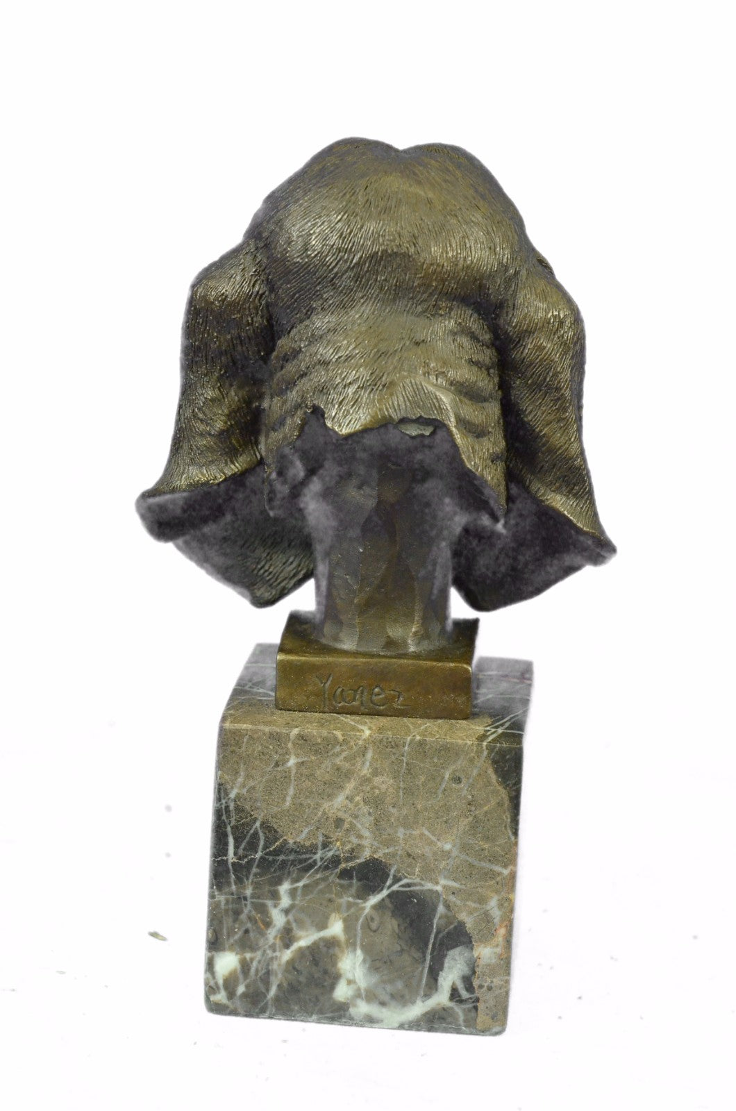 Handcrafted bronze sculpture SALE Mar Breeder Dog Scent Hound Basset Puppy