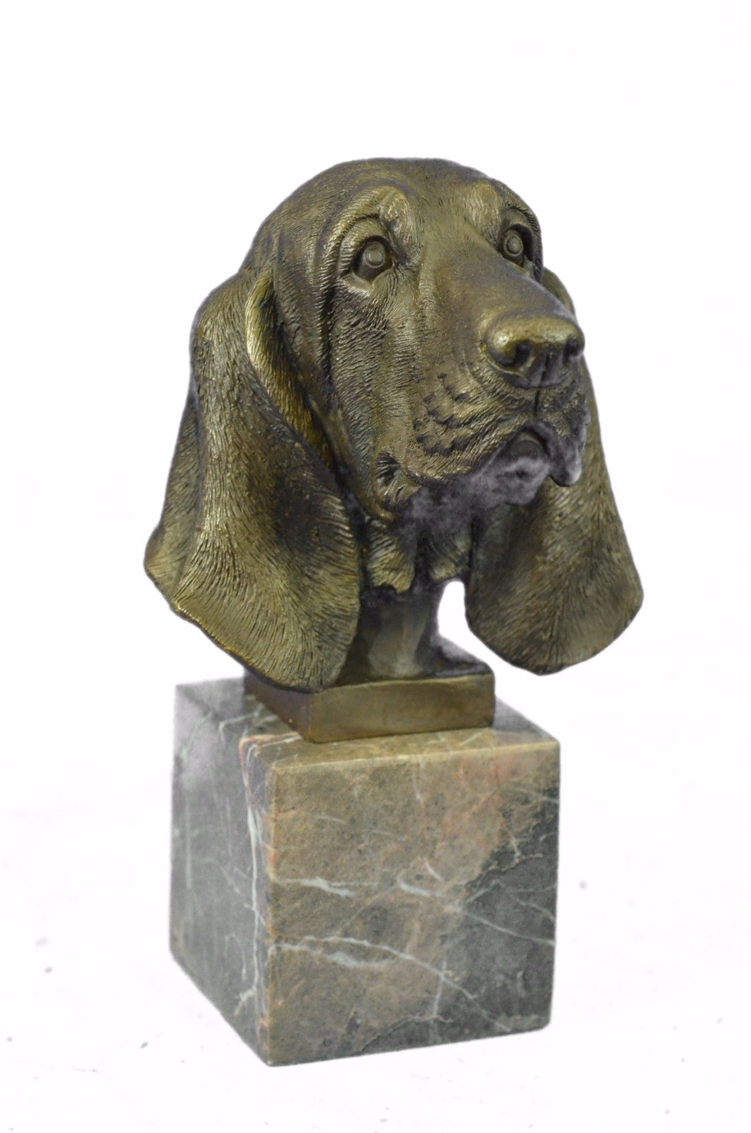 Handcrafted bronze sculpture SALE Mar Breeder Dog Scent Hound Basset Puppy