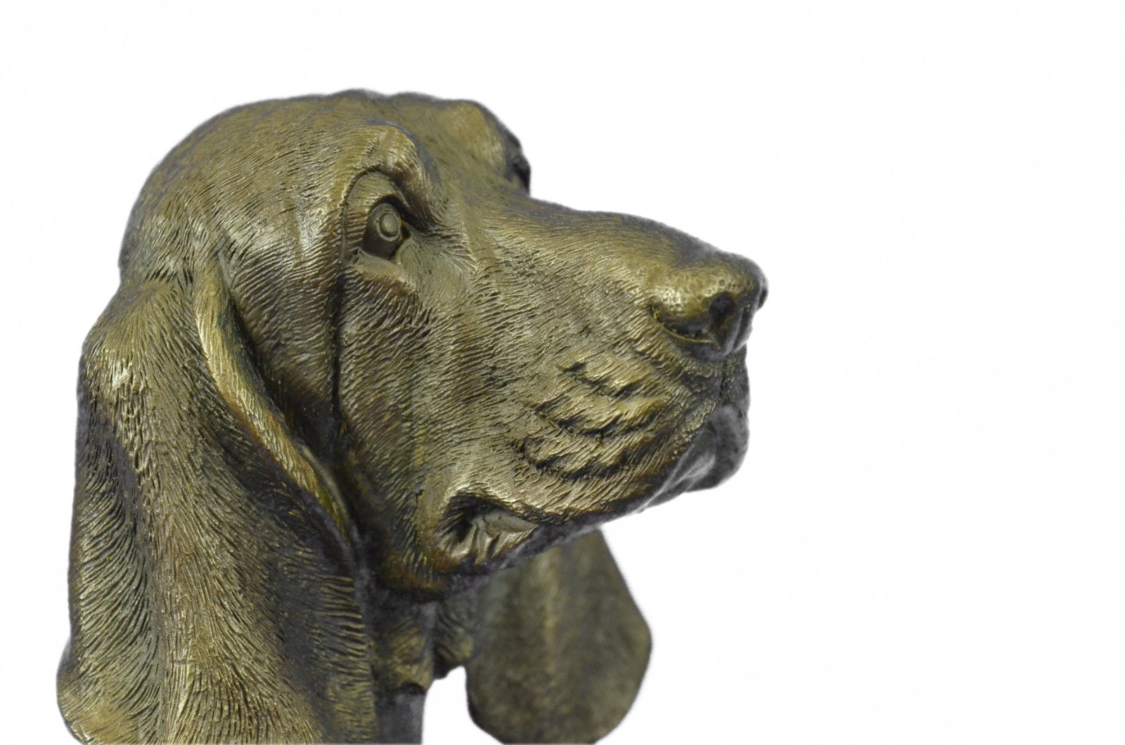 Handcrafted bronze sculpture SALE Mar Breeder Dog Scent Hound Basset Puppy