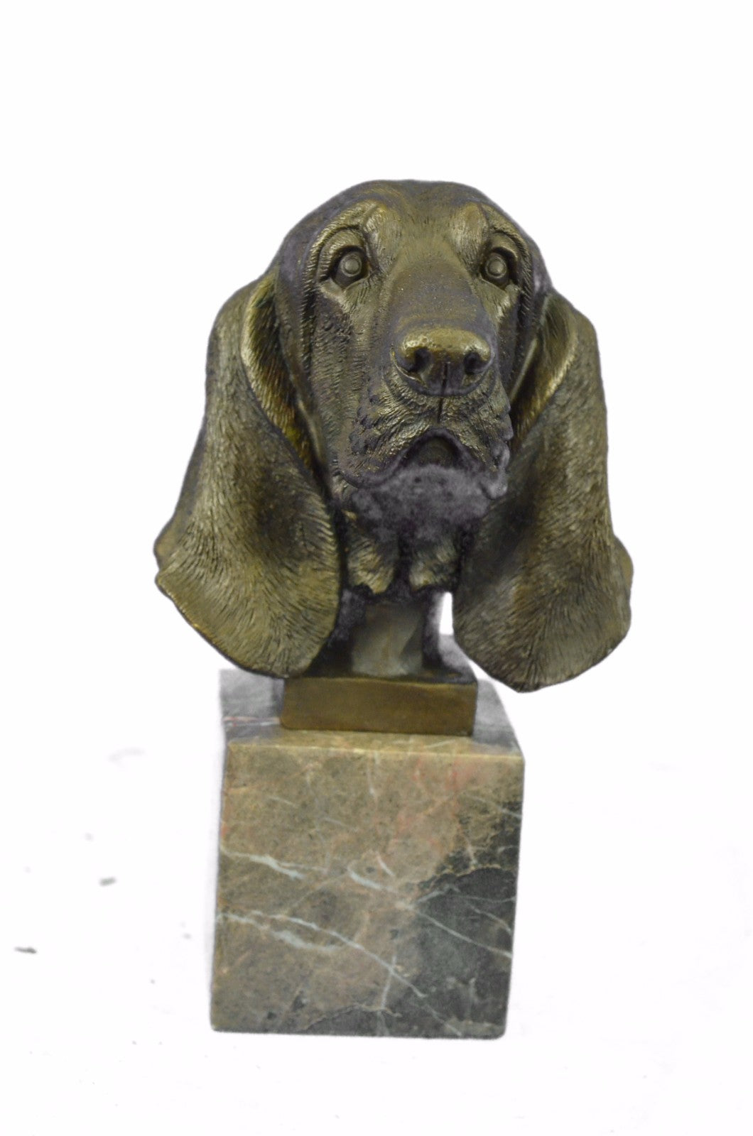 Handcrafted bronze sculpture SALE Mar Breeder Dog Scent Hound Basset Puppy