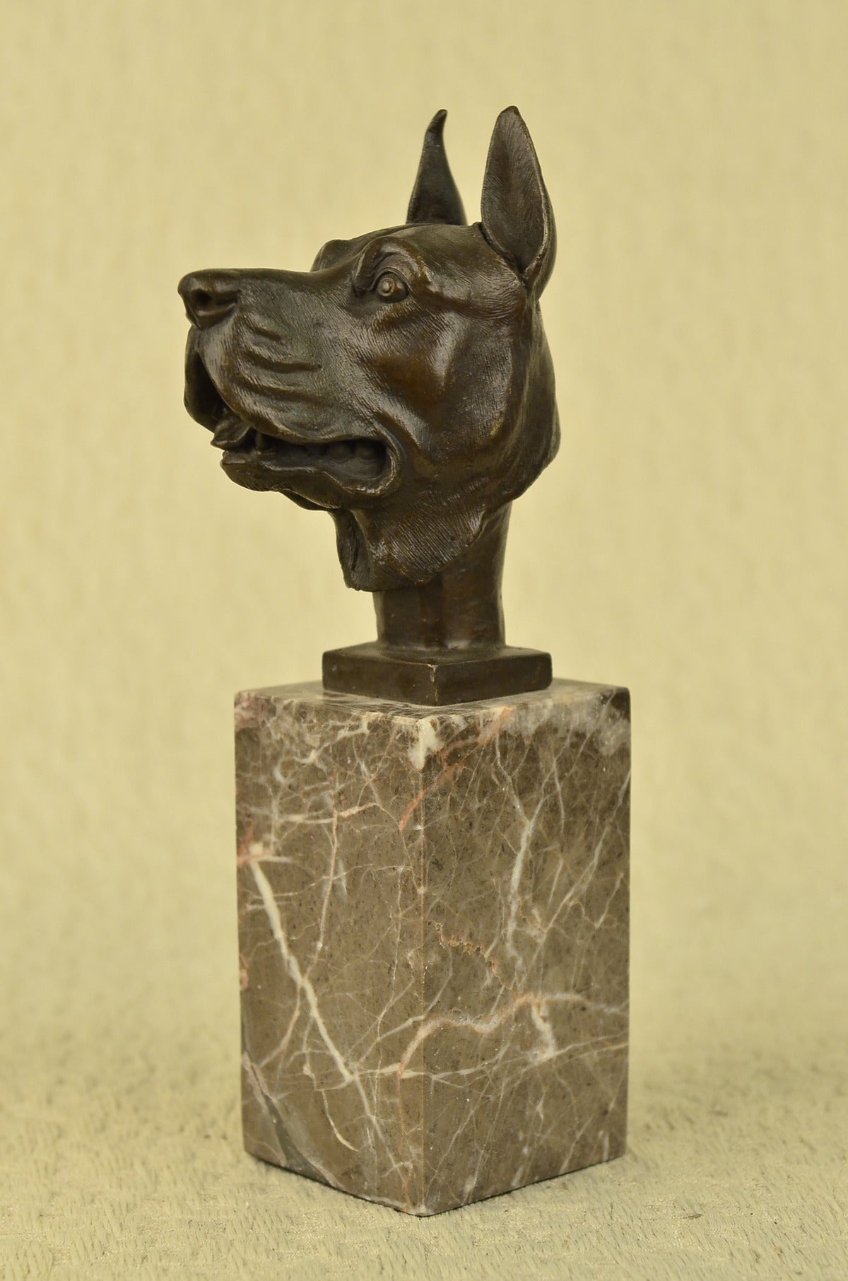 Handcrafted bronze sculpture SALE Deco Art Lover Dog Dane Great
