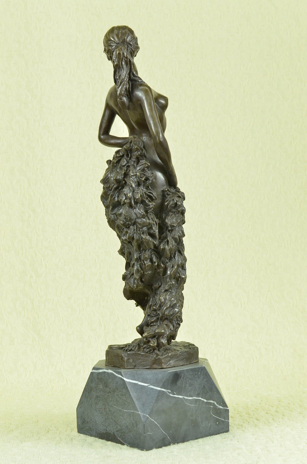 Handcrafted bronze sculpture SALE Sale Base Marble Woman Nude Delor Deco Art