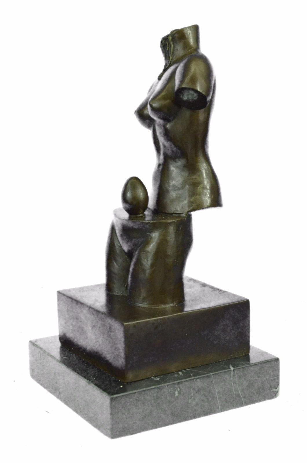 Bronze Sculpture Space Venus by Dali Hot Cast Hand Made Marble Base Figurine Art