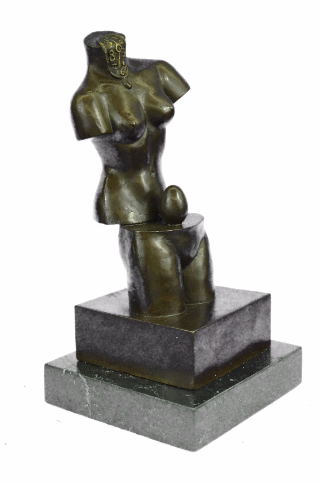 Bronze Sculpture Space Venus by Dali Hot Cast Hand Made Marble Base Figurine Art