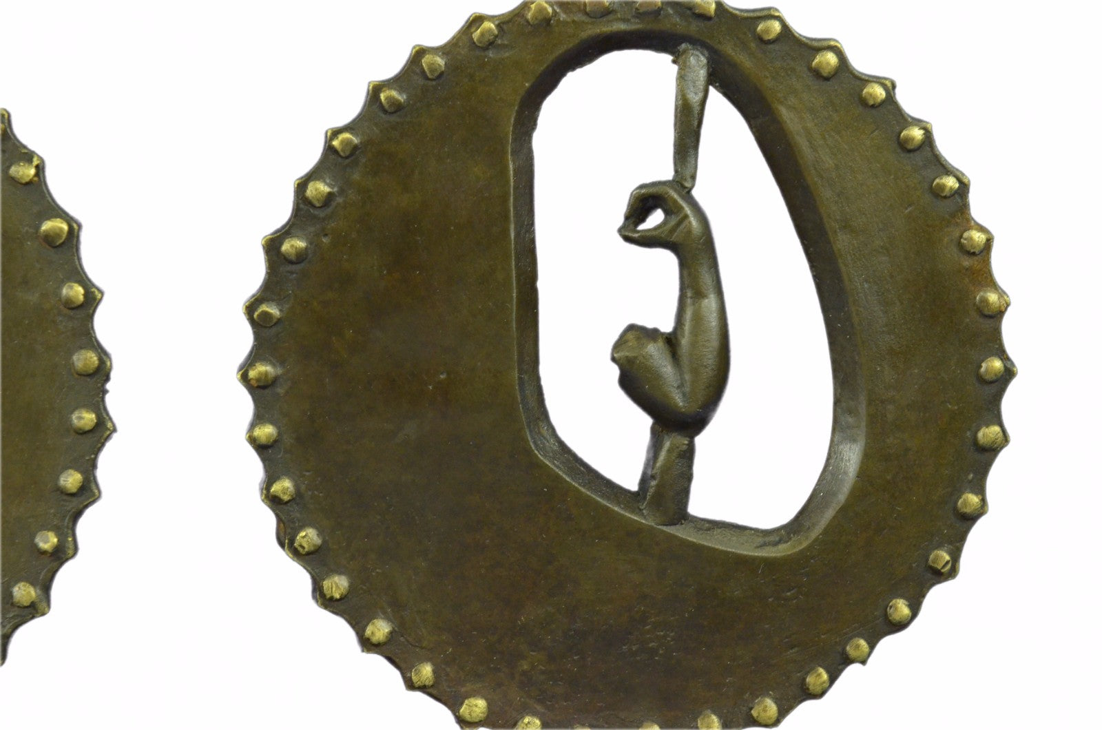 Abstract Modern Art two Biceps Bronze Sculpture Classic Unique Artwork Sale