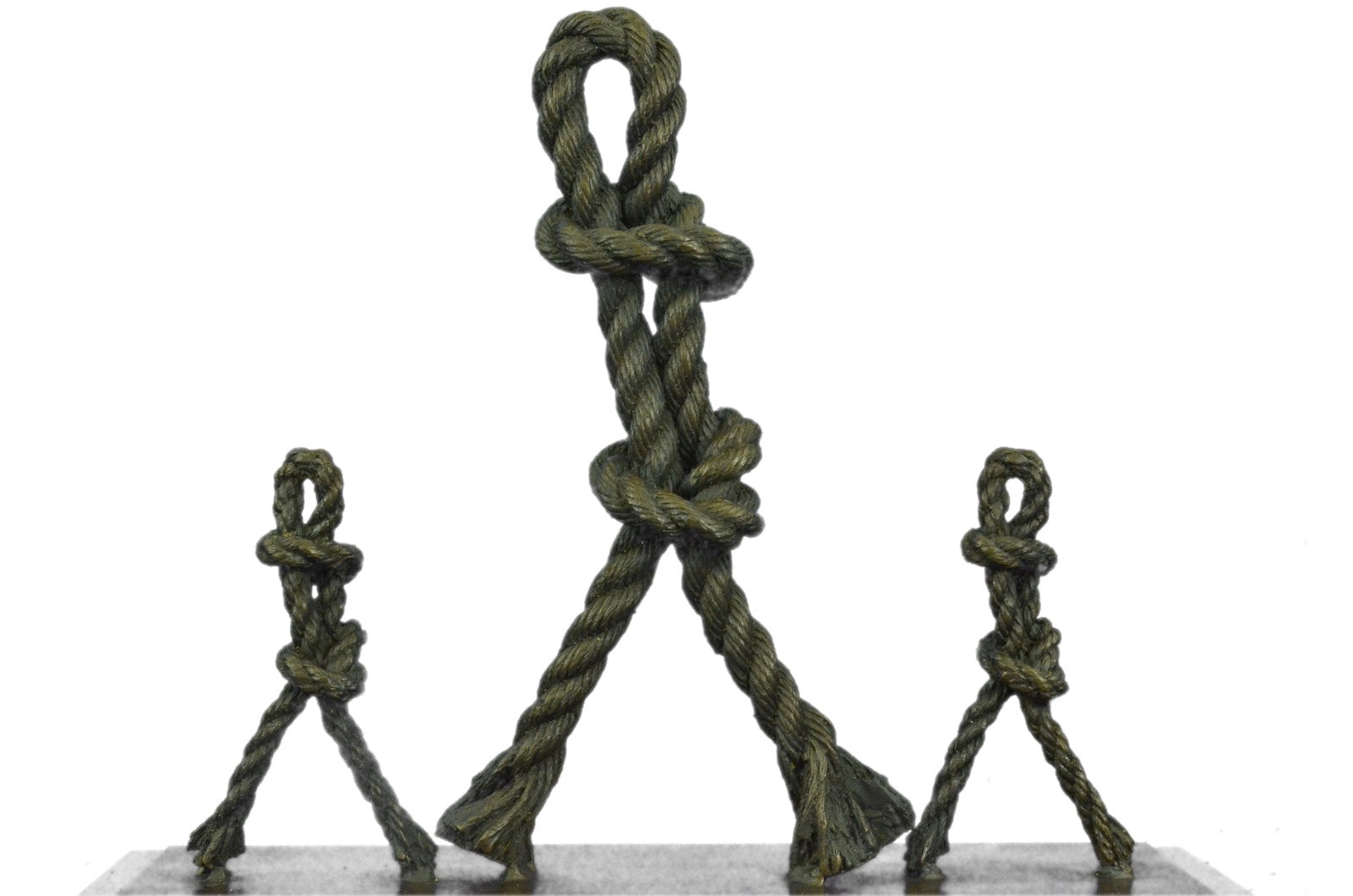 Mid Century Modern/Giacometti Inspired Abstract Figurative Bronze Sculpture