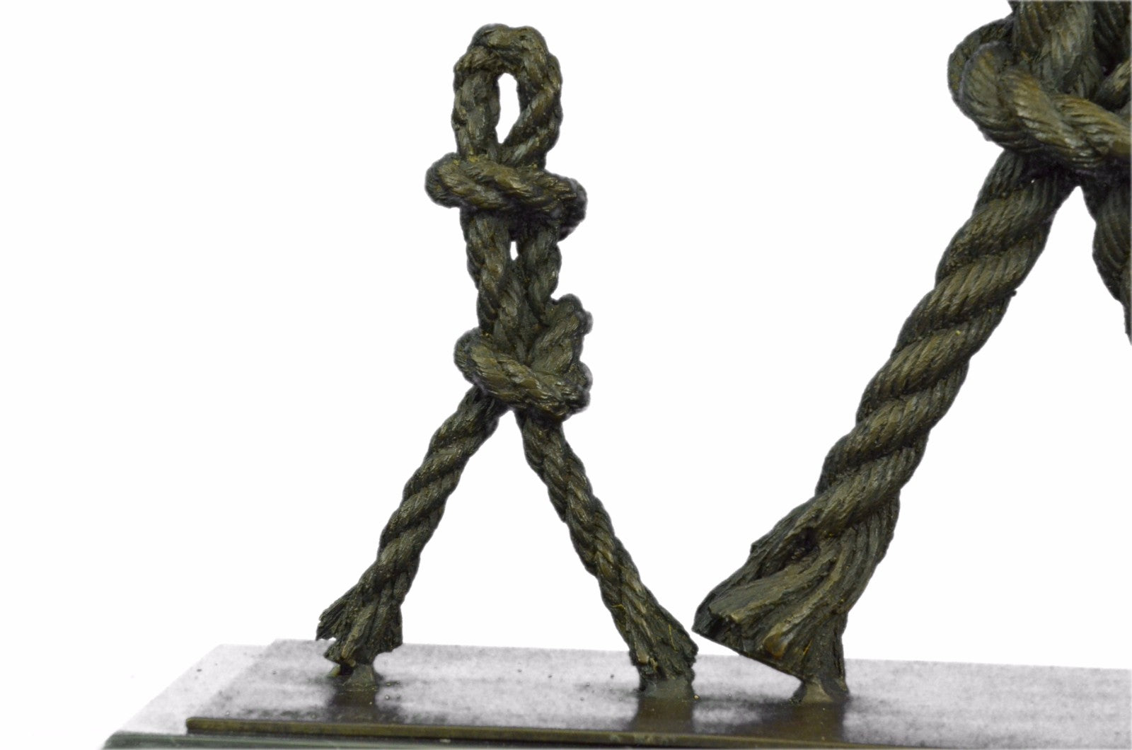 Mid Century Modern/Giacometti Inspired Abstract Figurative Bronze Sculpture