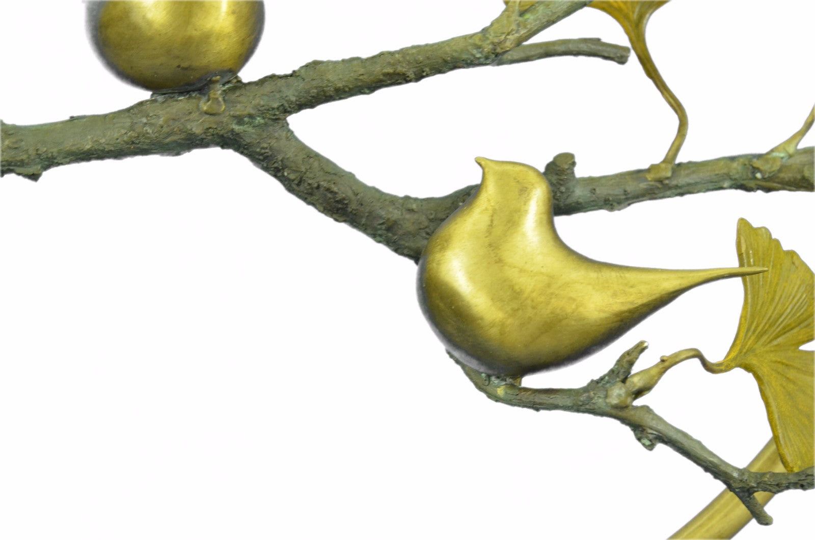 100% Solid Collectible Love Birds by Lost Wax Method Bronze Sculpture Figure
