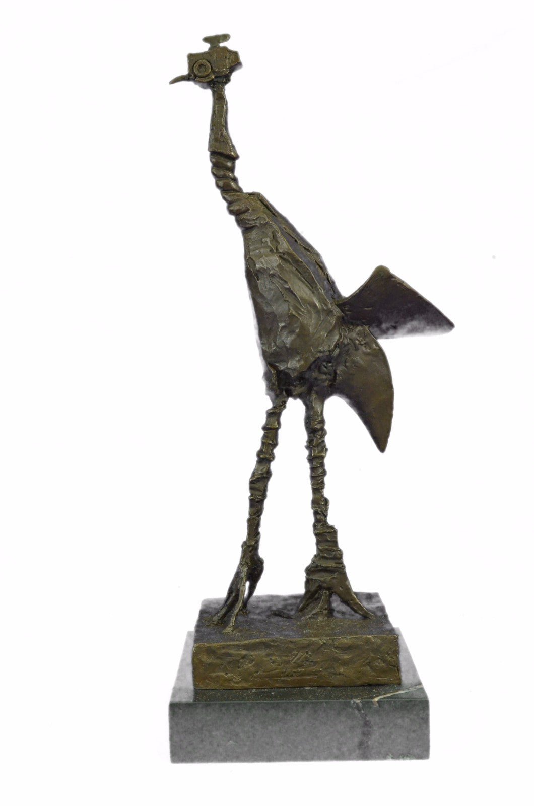 Hot Cast Large 18.5&quot; Tall Ostrich Signed Picasso Museum Quality Artwork Deal
