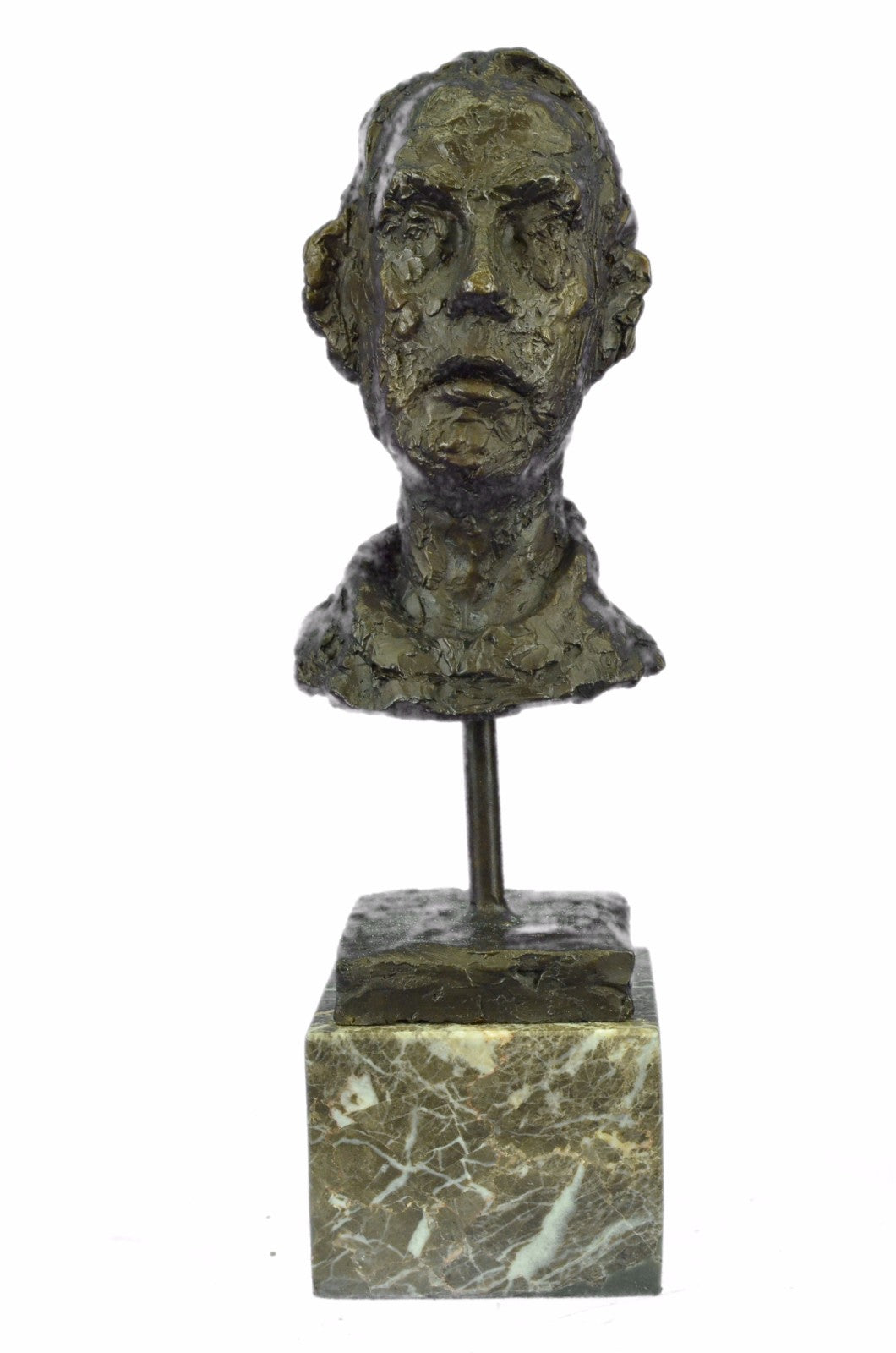 Signed Portrait of his Brother Bronze Sculpture Lost Wax Me