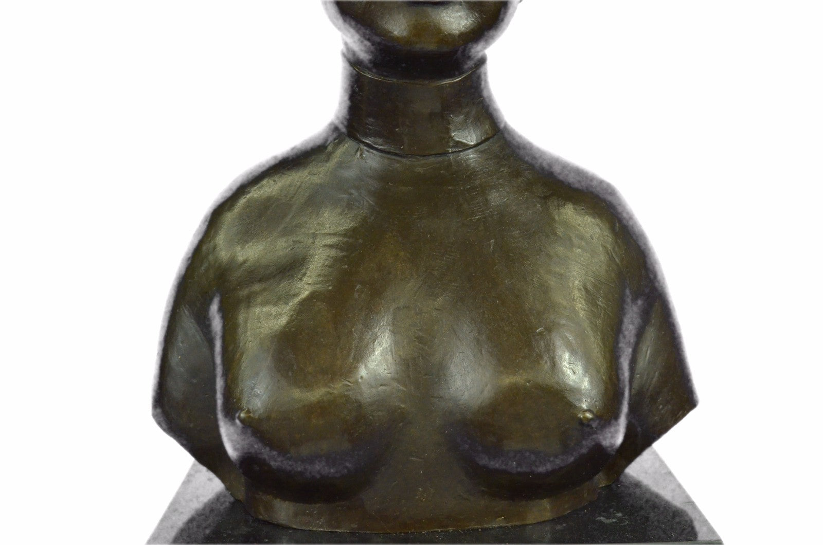 Handcrafted Collectible Signed Dali Nude Female Bronze Sculpture Home Decoration