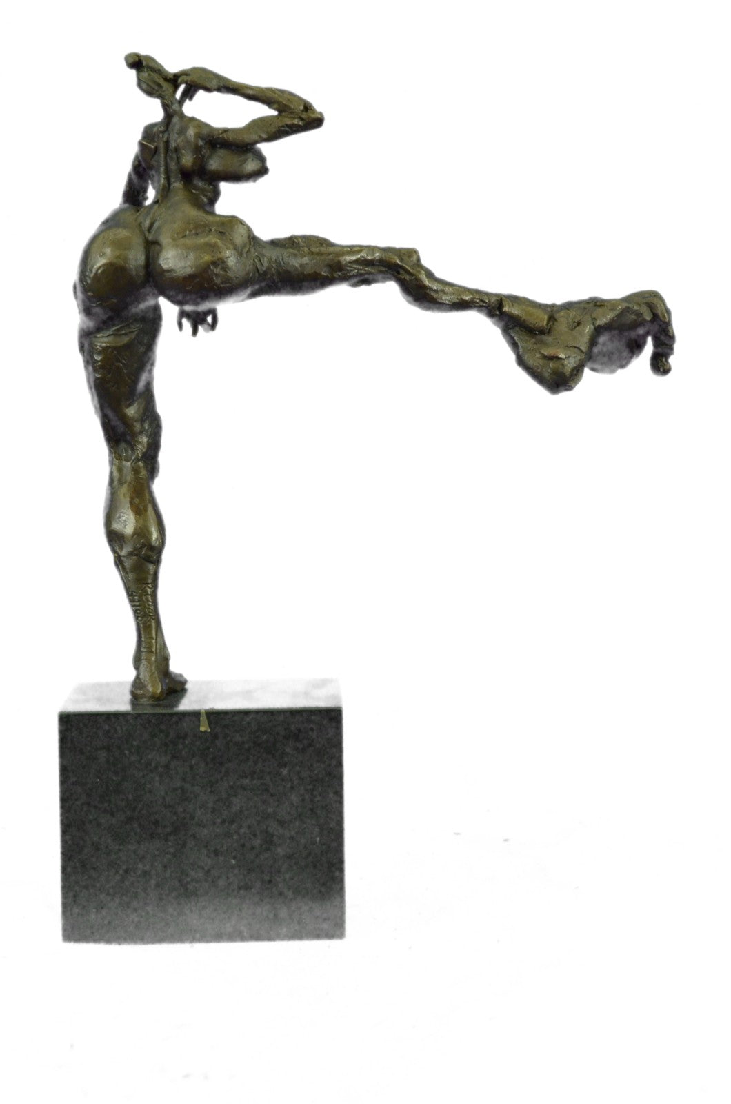 LTD Edition Hot Cast Signed Original Cook Entitled Big Foot Bronze Sculpture Fig