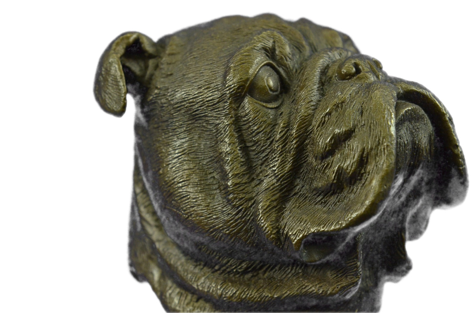 Little British bulldog bronze - animal Vienna bronze Hot Sculpture Figurine Deal