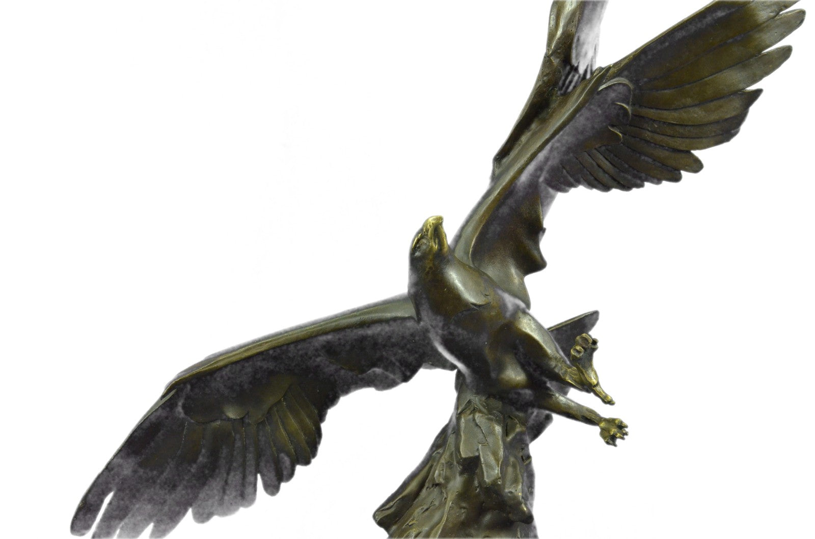 Art Deco Numbered Original Williams Classic Wildlife Eagle Birds Bronze Statue S