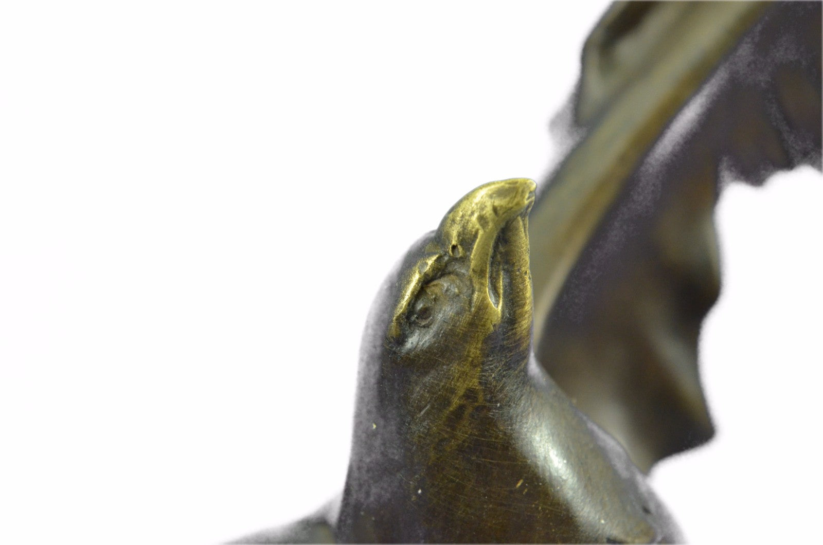 Art Deco Numbered Original Williams Classic Wildlife Eagle Birds Bronze Statue S