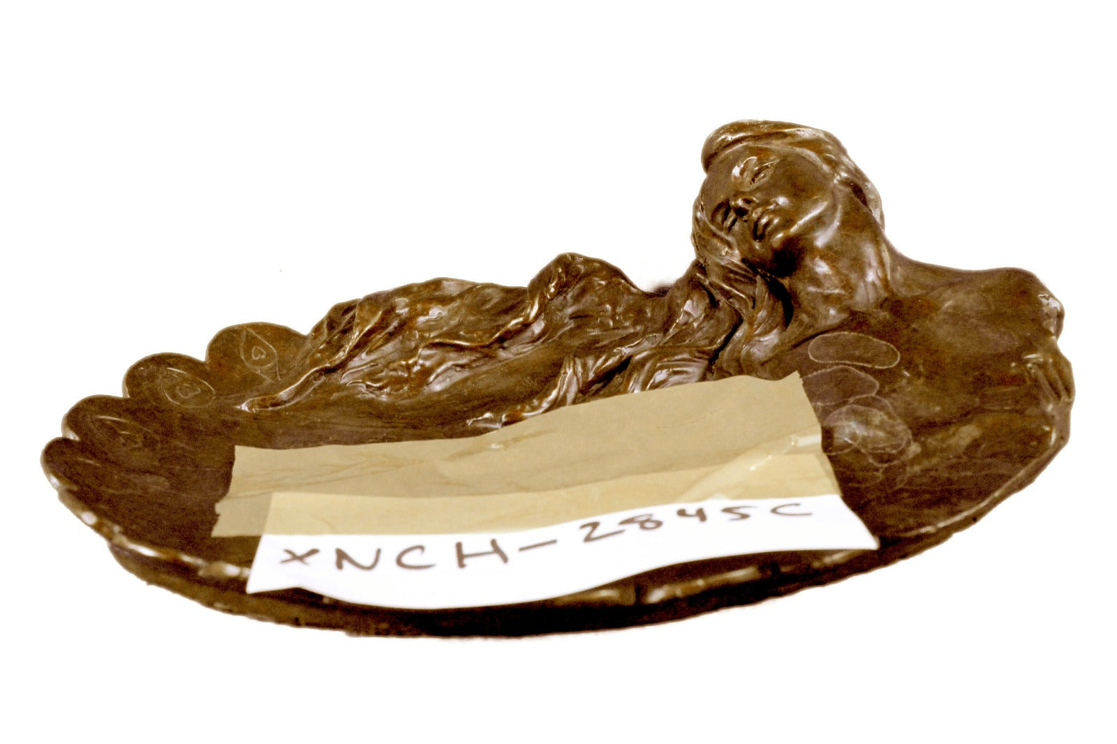 Handcrafted bronze sculpture SALE Cas Hot Deco Art Unique Tray Jewelry Mermaids