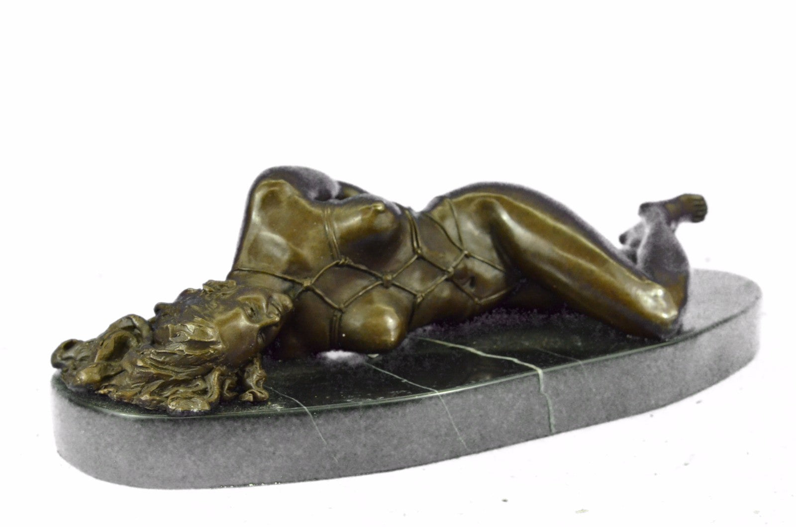Handcrafted bronze sculpture SALE Bondage Game Wicked Cast Hot Original Signed