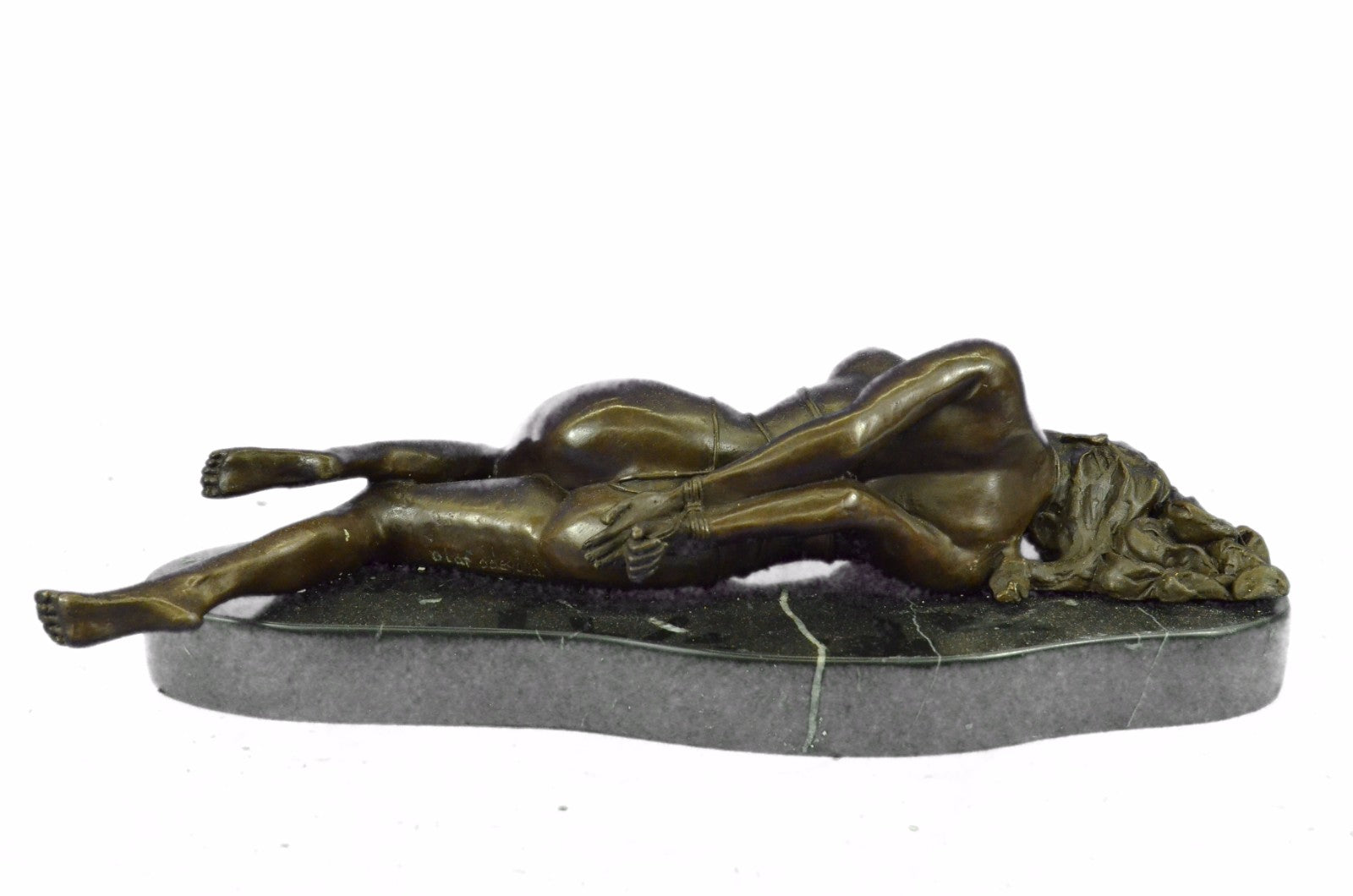 Handcrafted bronze sculpture SALE Bondage Game Wicked Cast Hot Original Signed