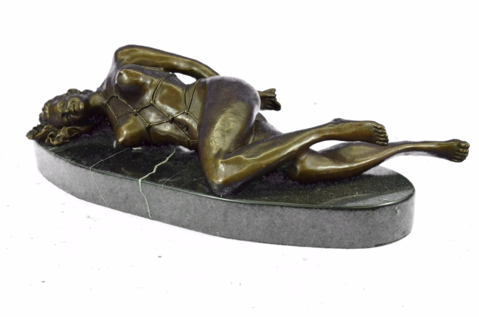 Handcrafted bronze sculpture SALE Bondage Game Wicked Cast Hot Original Signed