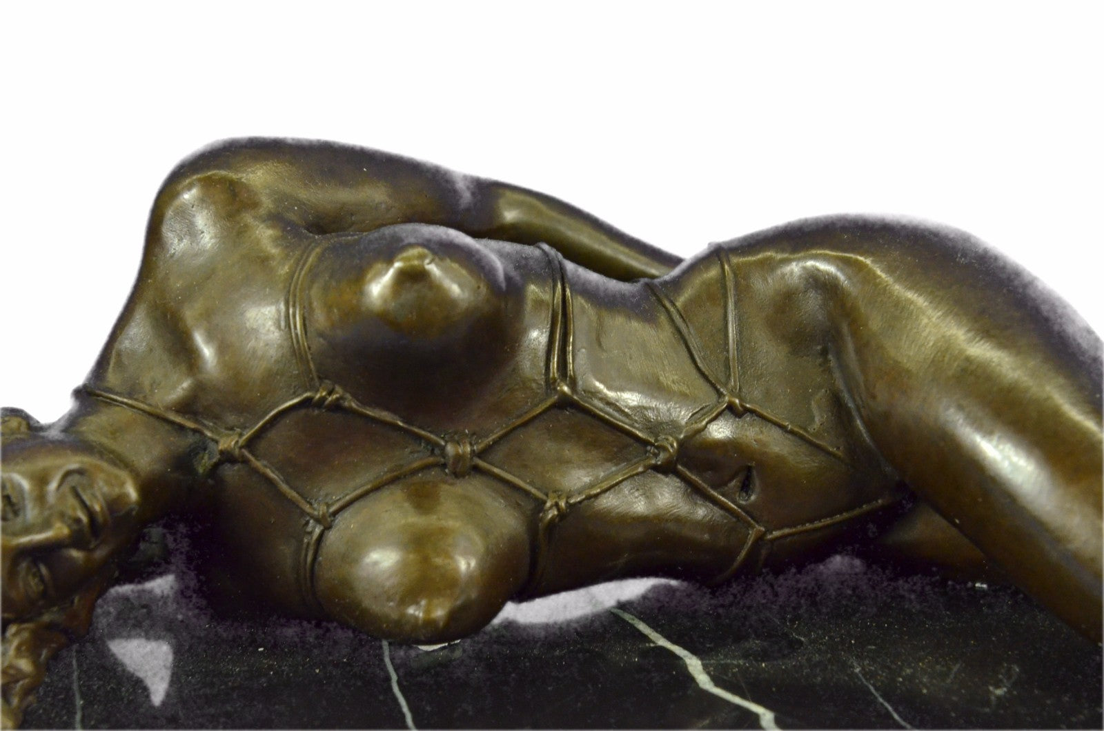 Handcrafted bronze sculpture SALE Bondage Game Wicked Cast Hot Original Signed