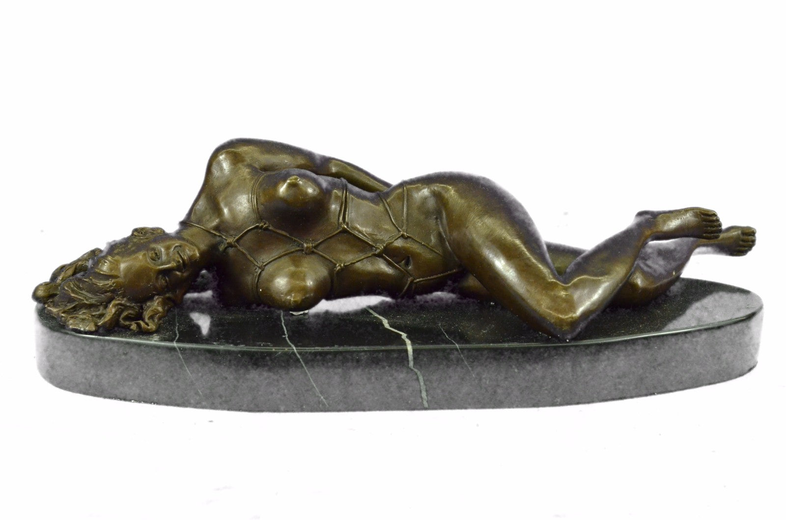 Handcrafted bronze sculpture SALE Bondage Game Wicked Cast Hot Original Signed