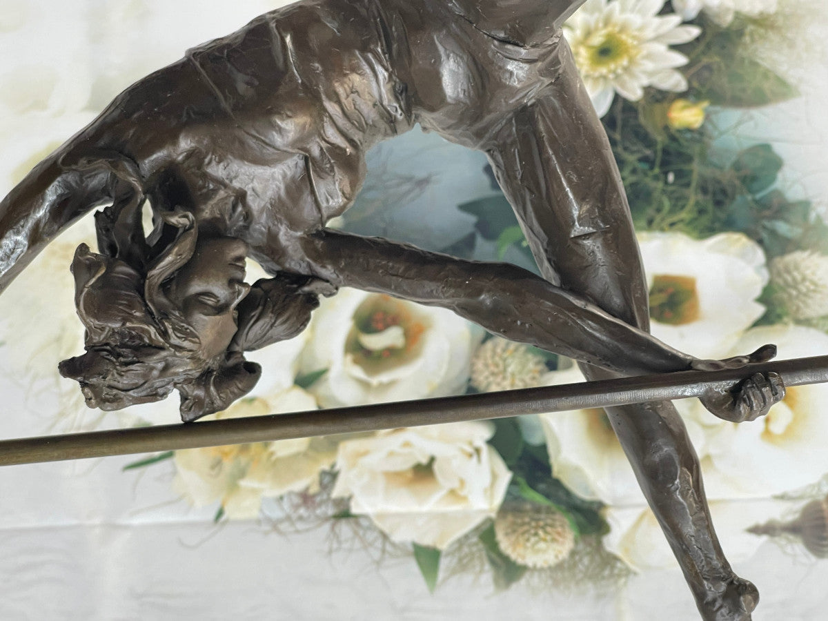 Young Woman Gymnast Hot Cast Gymnastic Home Decor Bronze Very Large Hand Art