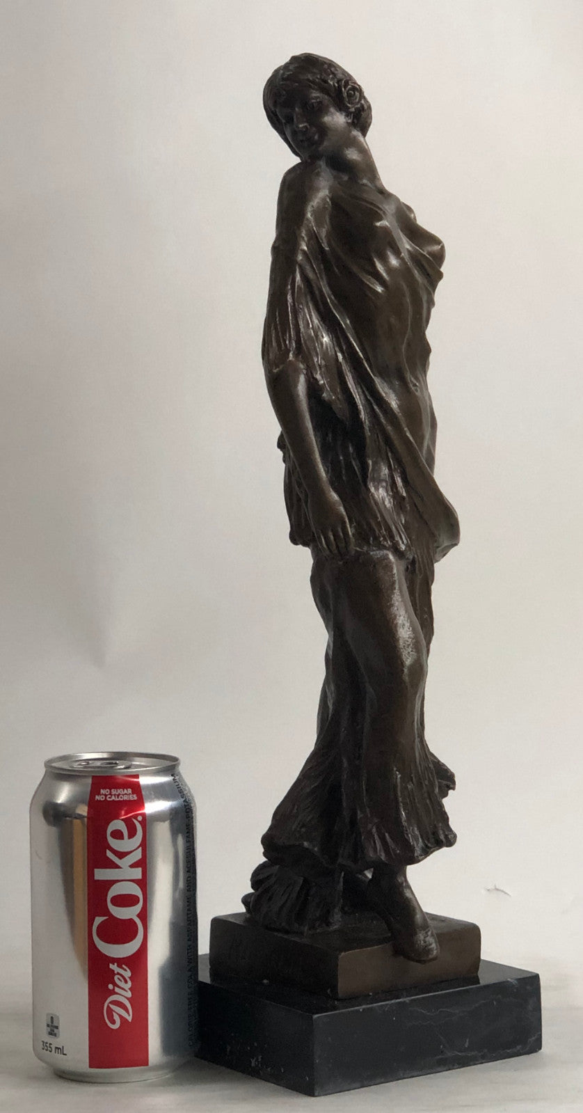 Maiden Nude Sexy Female Figure Hot Cast bronze Sculpture Figurine Home Deco T