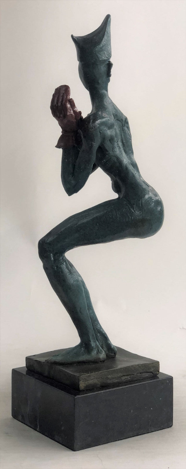 HISTORICAL MUSEUM JESTER CLOWN GIRL Bronze Sculpture Statue Figurine Art Decor