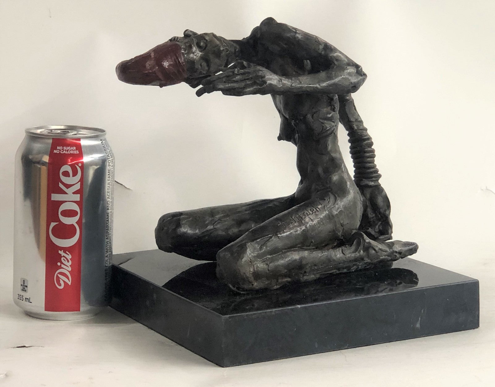 Zombie Multi Color Patina Bronze Sculpture Figure Limited Edition Hot Cast Decor