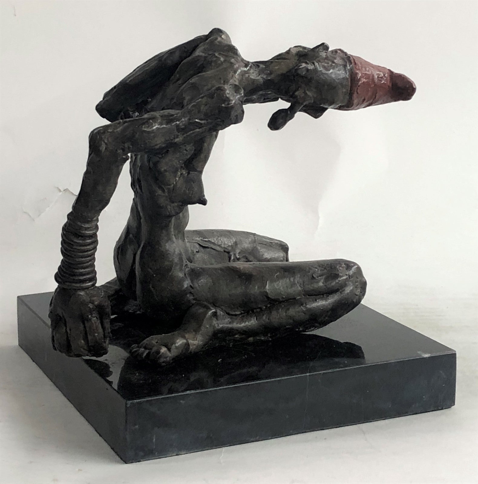 Zombie Multi Color Patina Bronze Sculpture Figure Limited Edition Hot Cast Decor