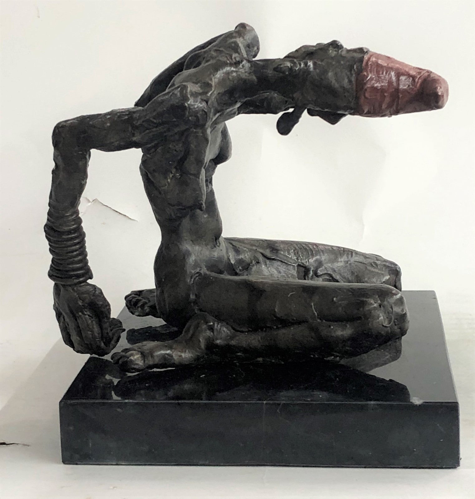 Zombie Multi Color Patina Bronze Sculpture Figure Limited Edition Hot Cast Decor