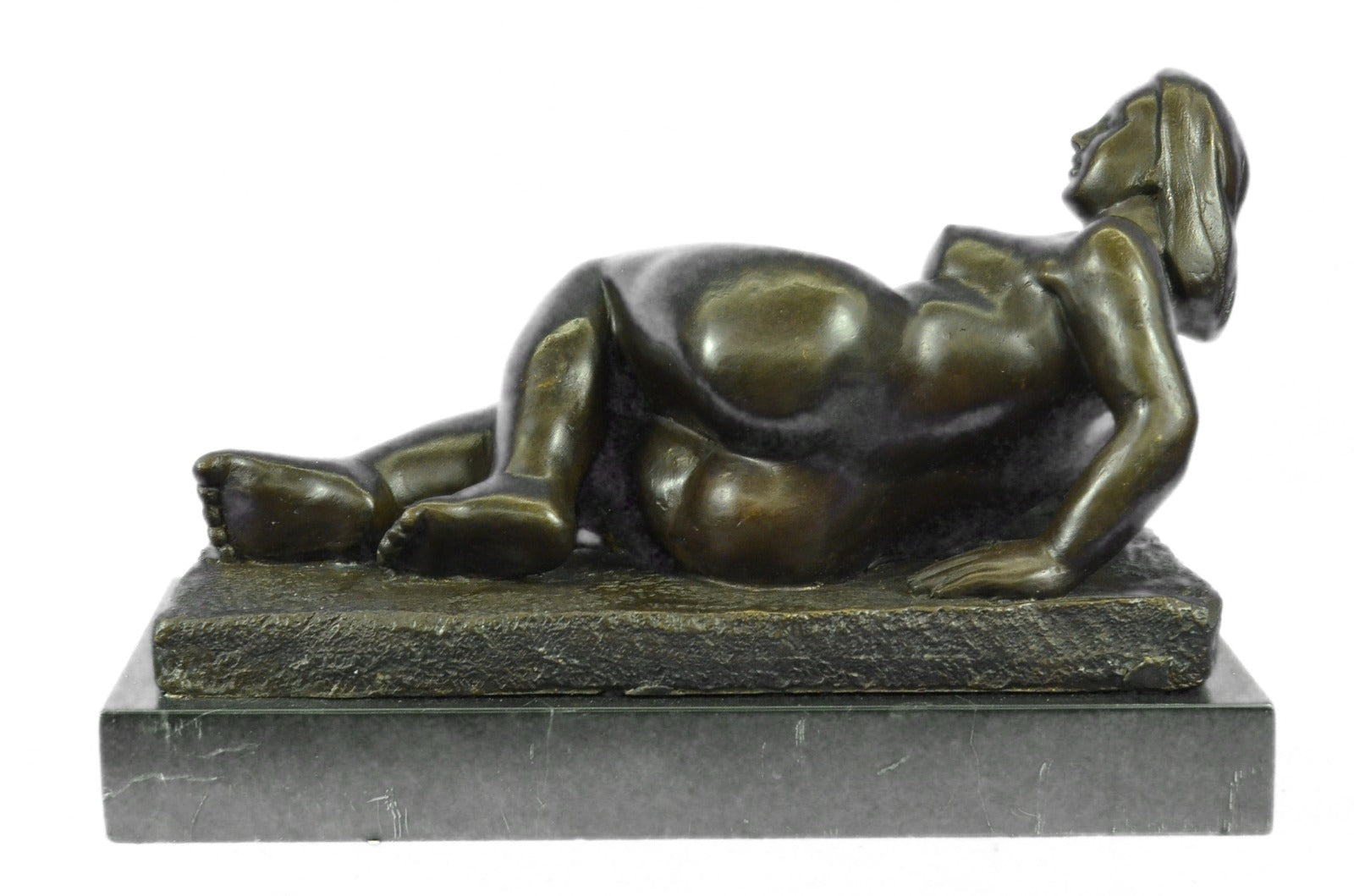 Handcrafted bronze sculpture SALE Rel Nude Botero To Tribute Milo Original Sign