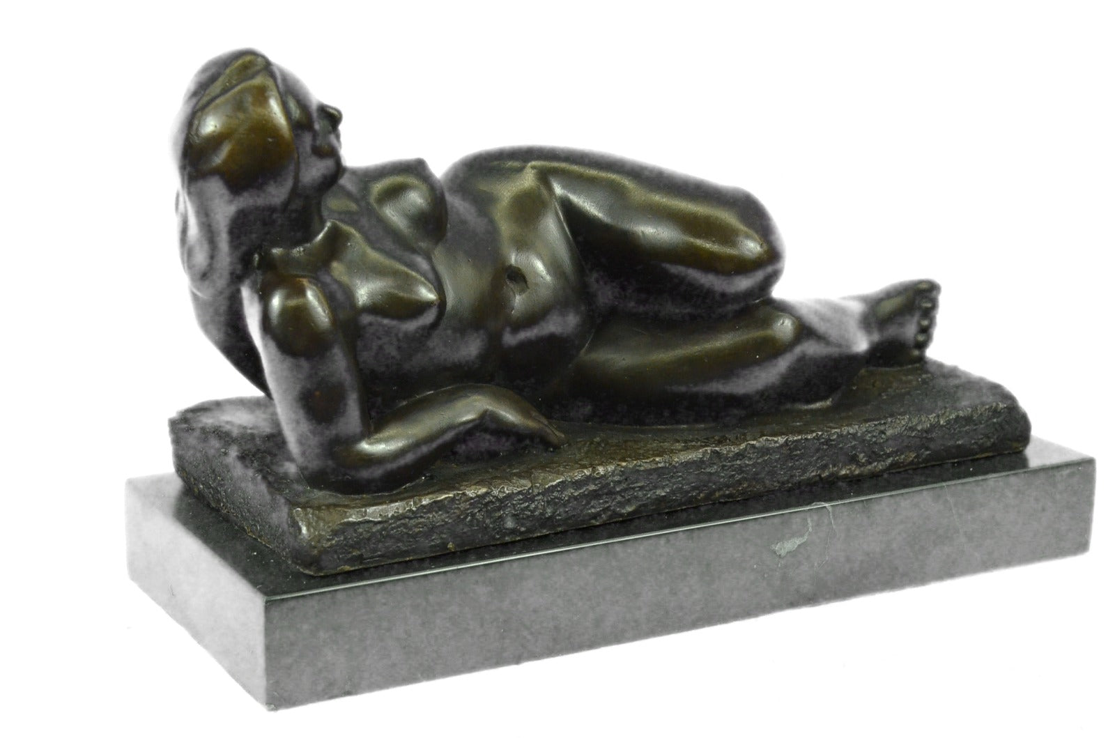 Handcrafted bronze sculpture SALE Rel Nude Botero To Tribute Milo Original Sign